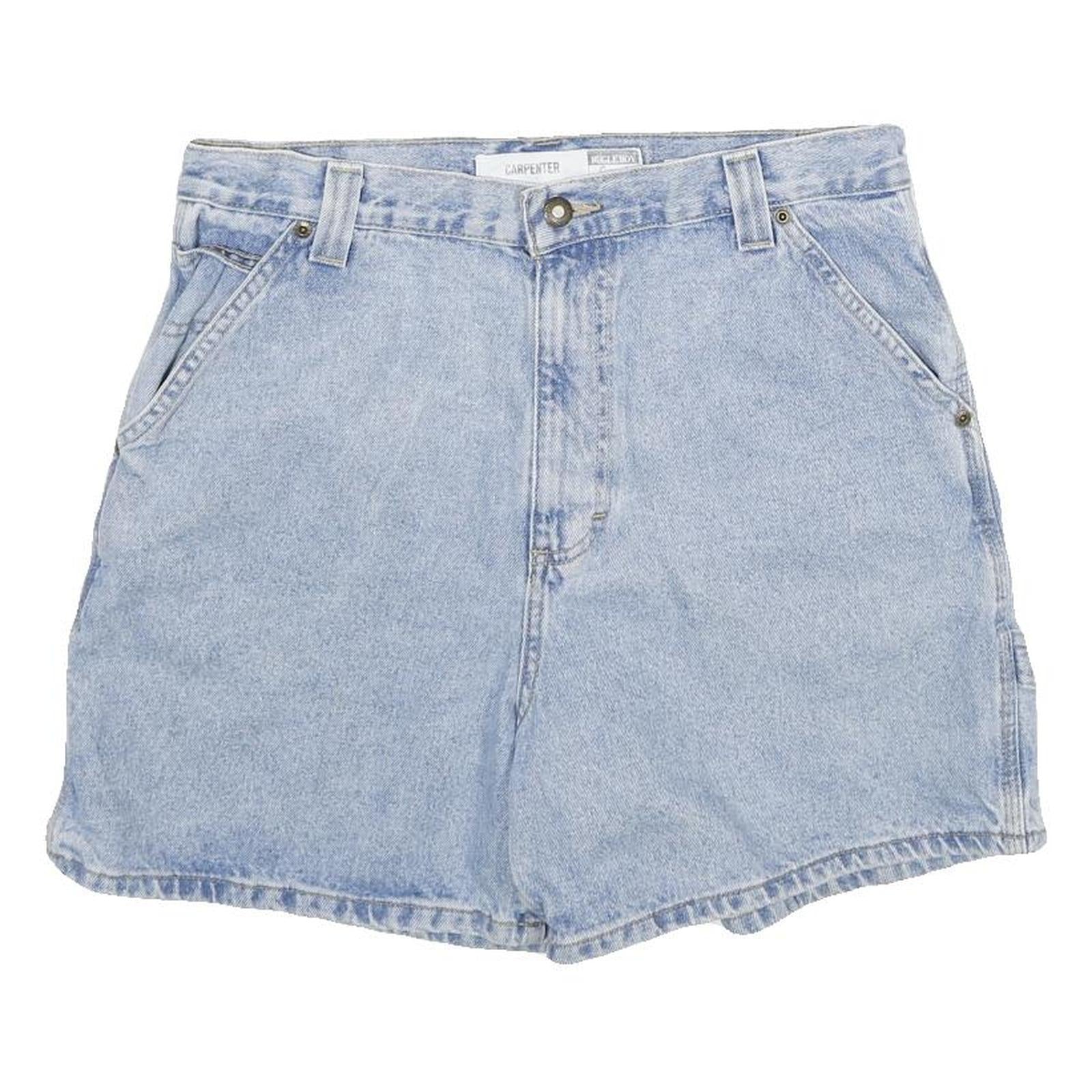 BUGLE BOY Womens Shorts Blue Denim Casual M W32 Carpenter Style Workwear Refurbished - N/A refurbished available on Cerqular