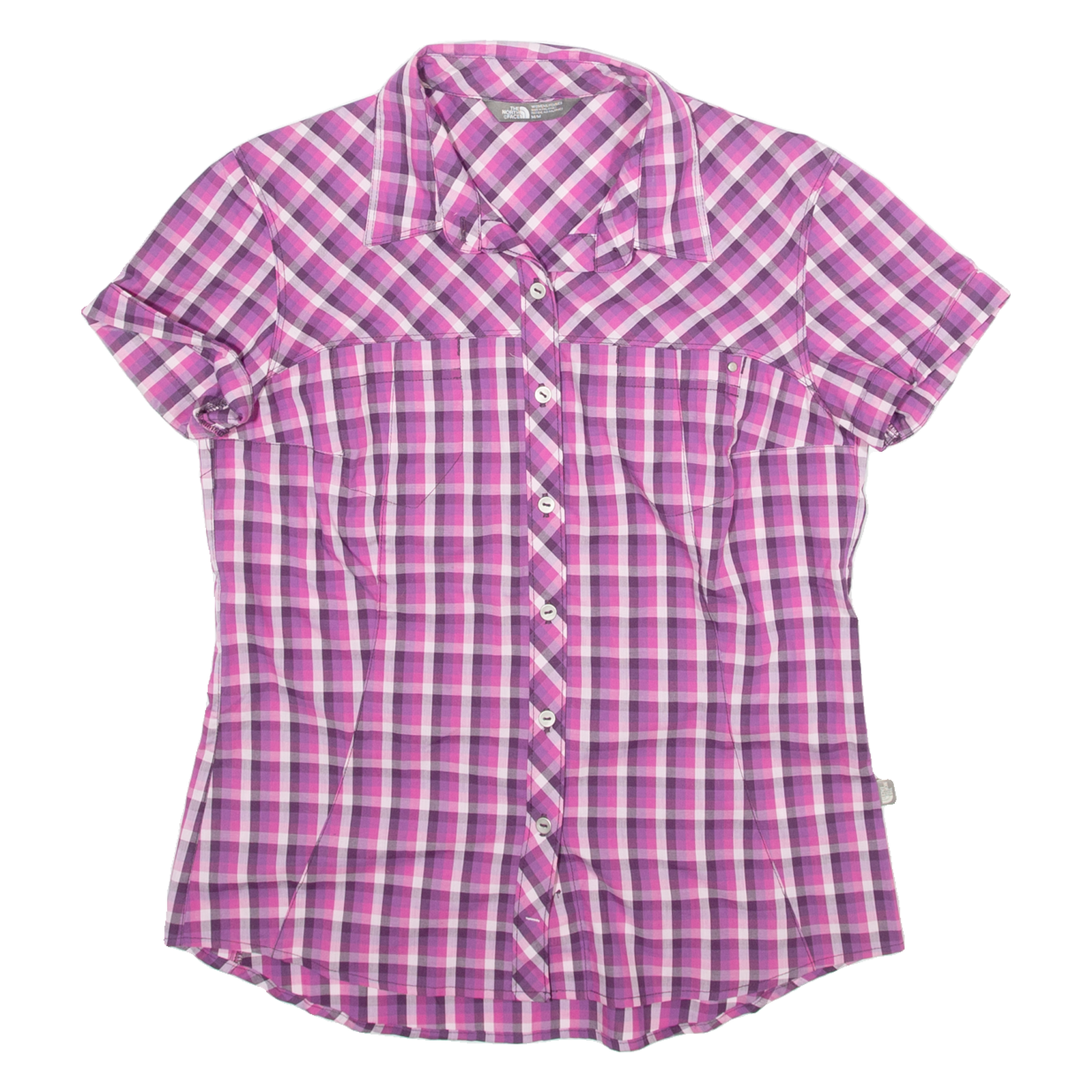 THE NORTH FACE Womens Shirt Pink Gingham M Refurbished - N/A refurbished available on Cerqular