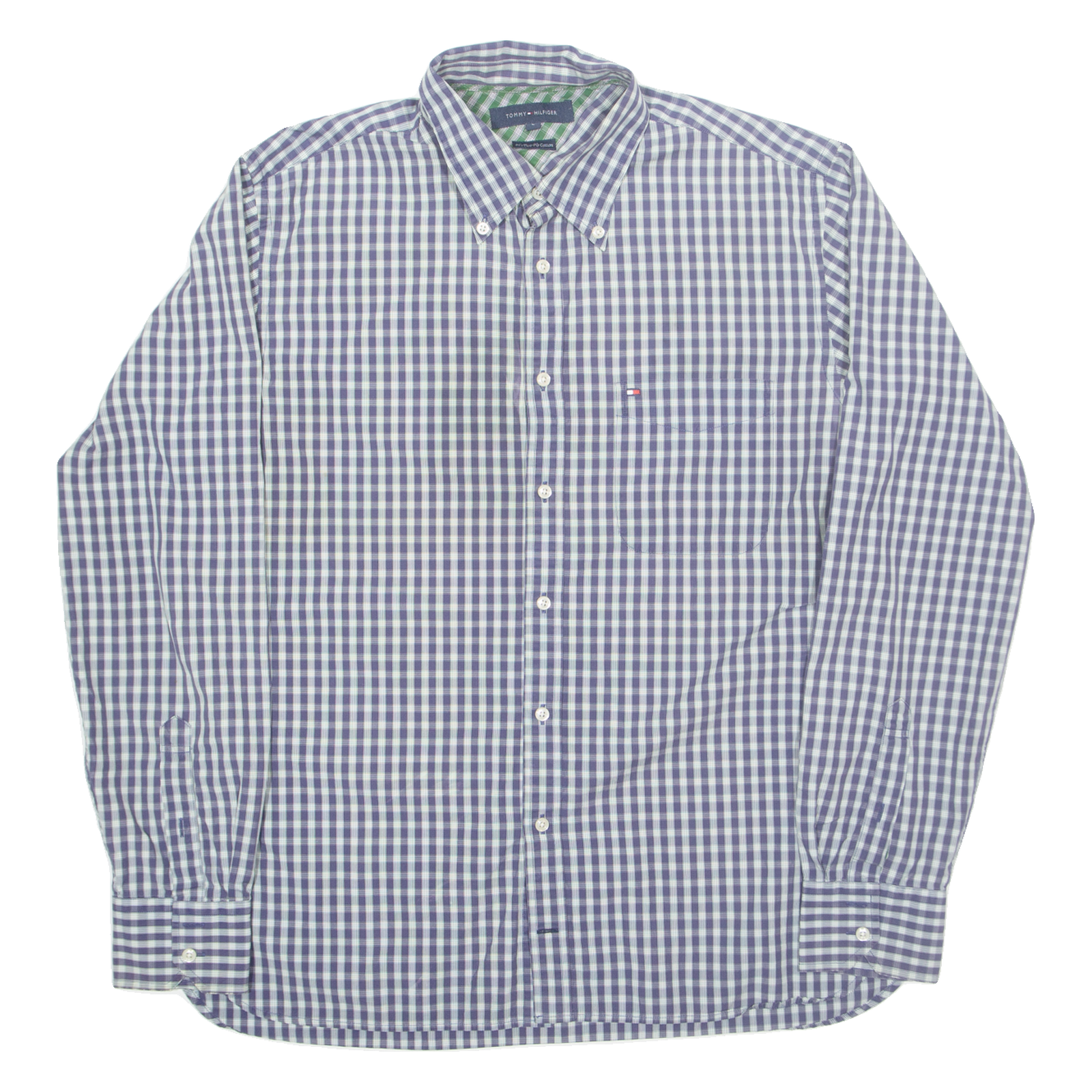 Buy TOMMY HILFIGER Mens Shirt Blue Check Long Sleeve L Refurbished - $31.19 TOMMY HILFIGER Mens Shirt Blue Check Long Sleeve L Refurbished - N/A refurbished available on Cerqular