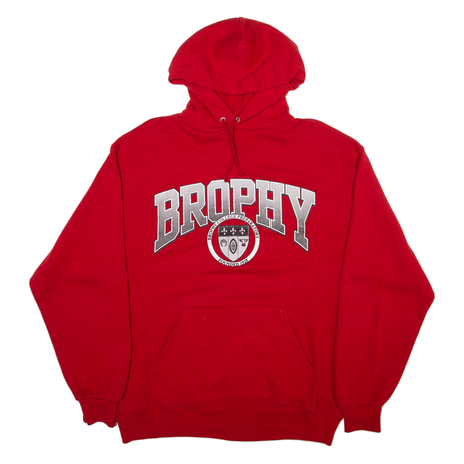 JERZEES Brophy Mens Red Hoodie USA L Refurbished - N/A refurbished available on Cerqular