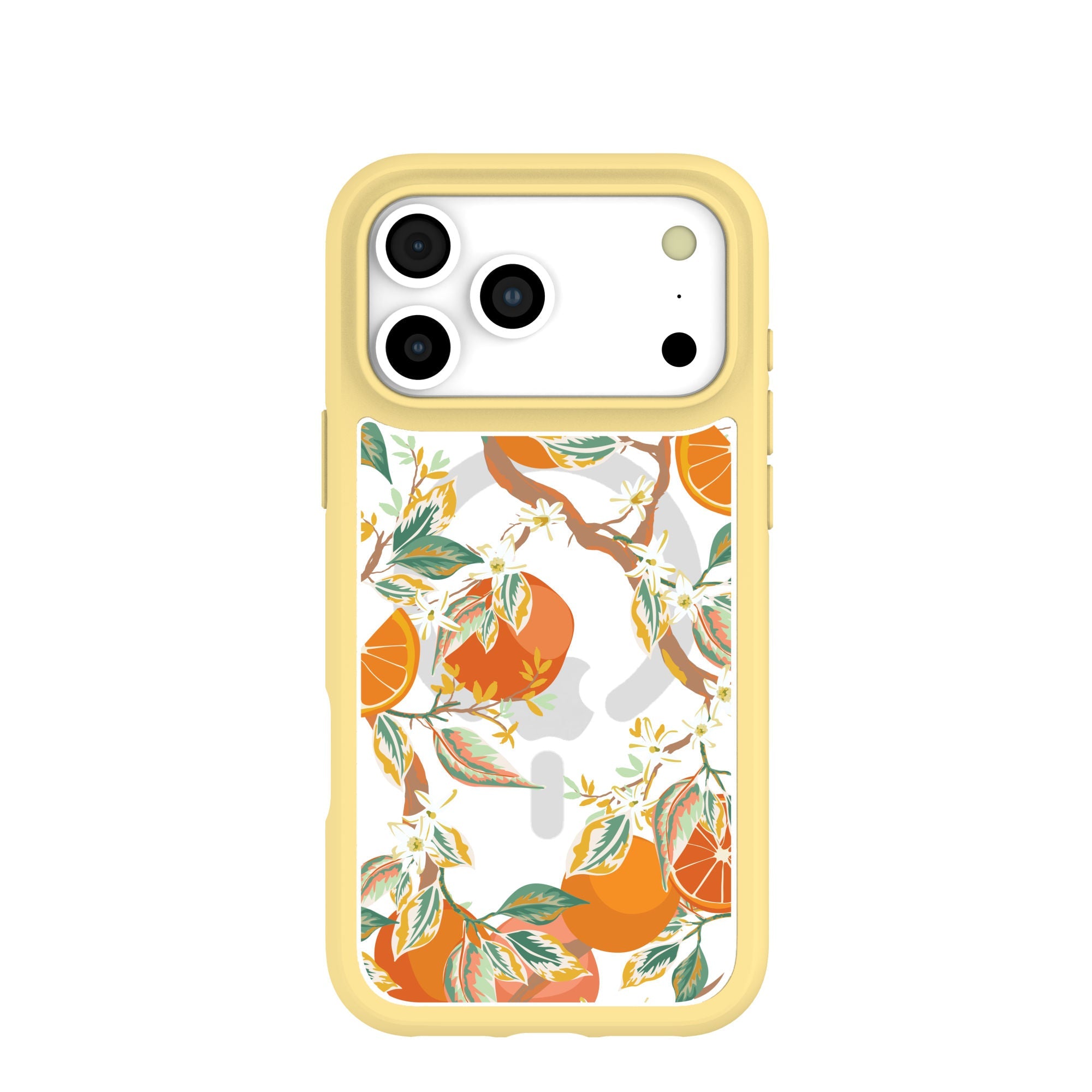 Clear Citrus Blooms iPhone 17 Pro Max Case With Sunbeam Ridge (MagSafe included) Refurbished - Pela Case refurbished available on Cerqular
