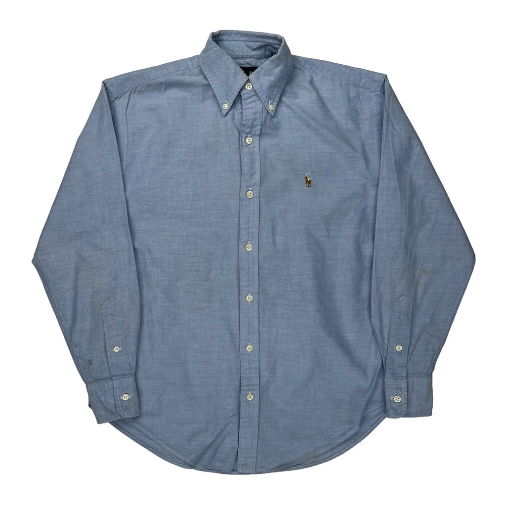 Ralph Lauren Shirt - 2XS Blue Cotton Refurbished - Thrifted (note: this is a term often used to describe second- refurbished available on Cerqular