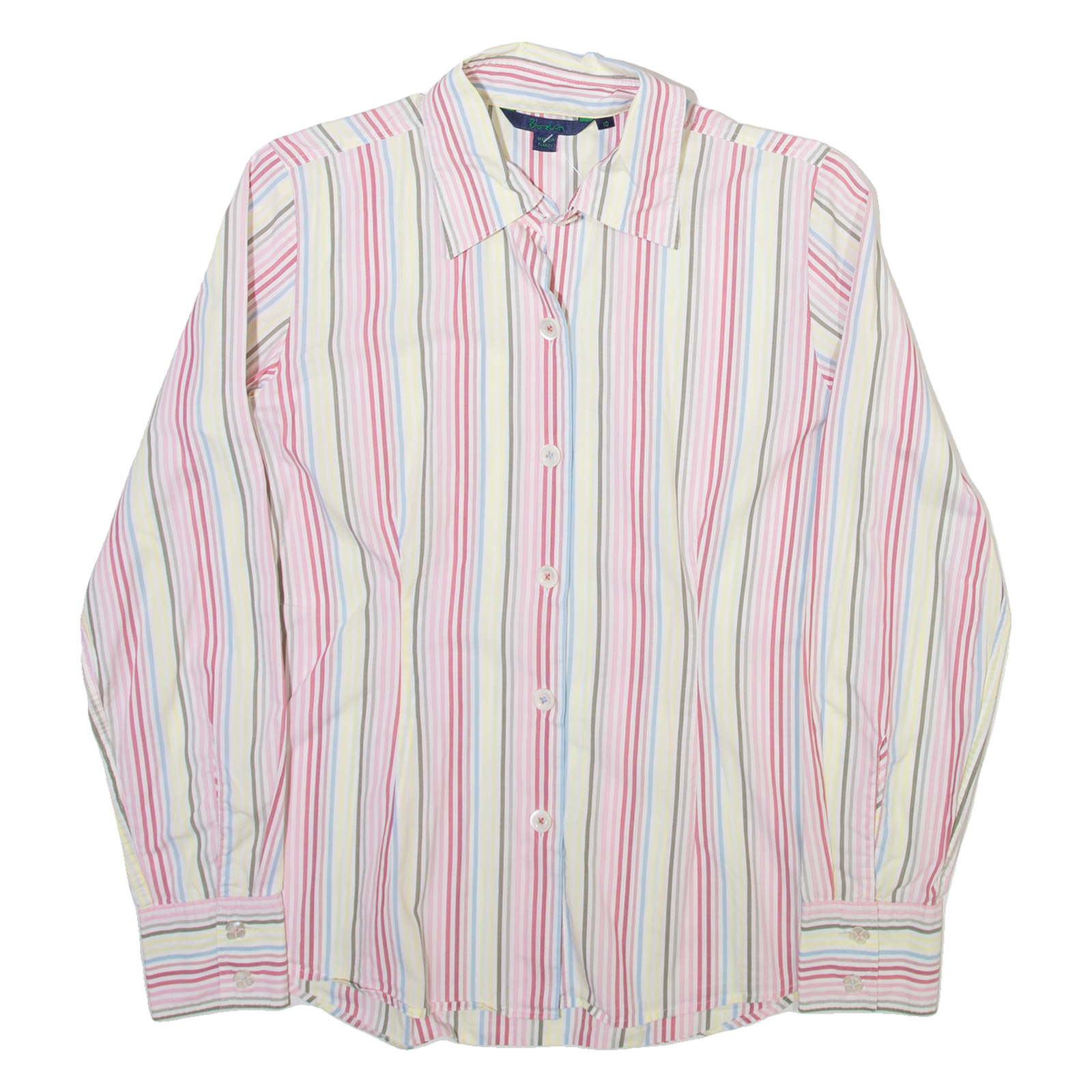 BODEN Womens Shirt Pink Striped Long Sleeve XS Refurbished - N/A refurbished available on Cerqular
