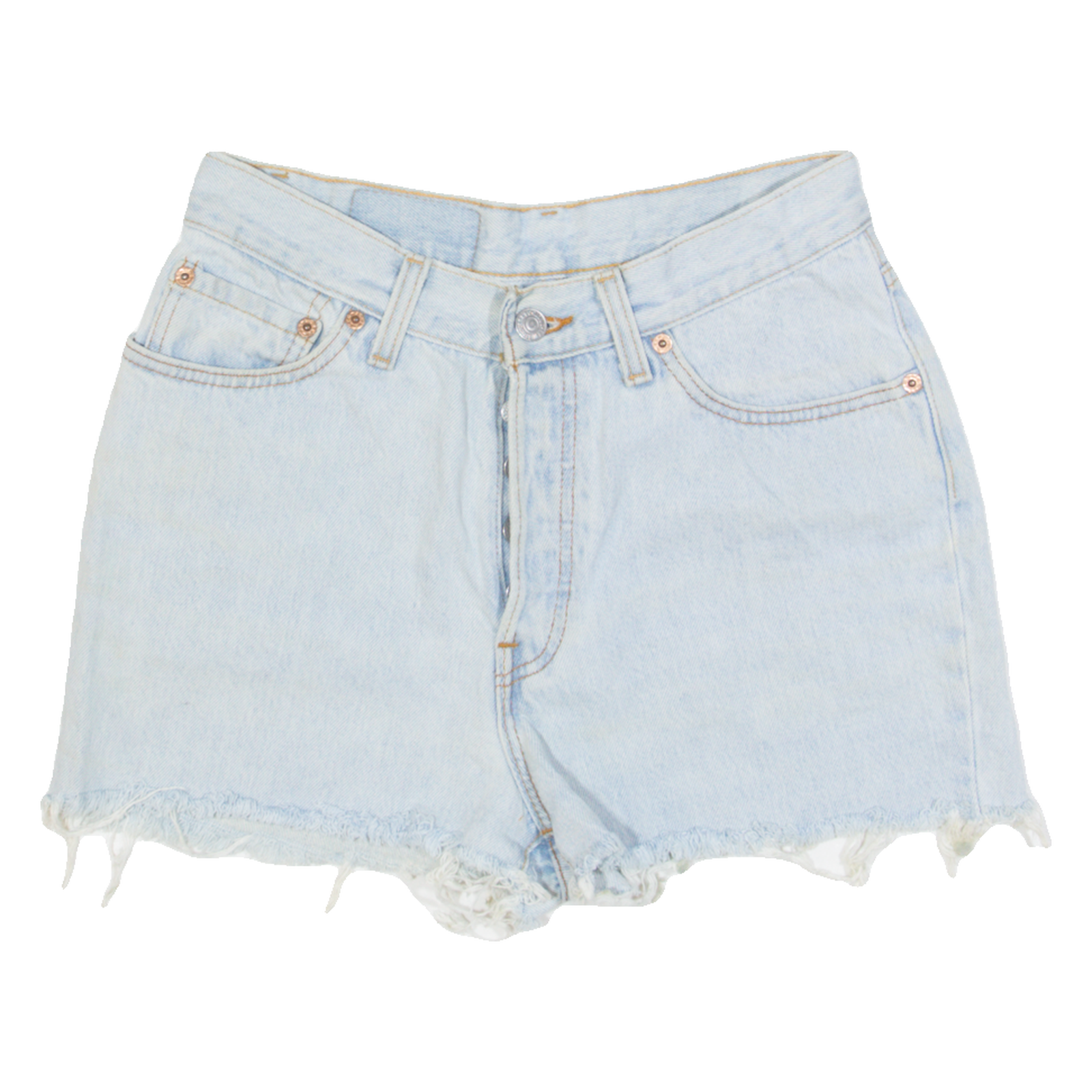 LEVI'S 501 Womens Denim Shorts Blue 90s S W26 Refurbished - N/A refurbished available on Cerqular