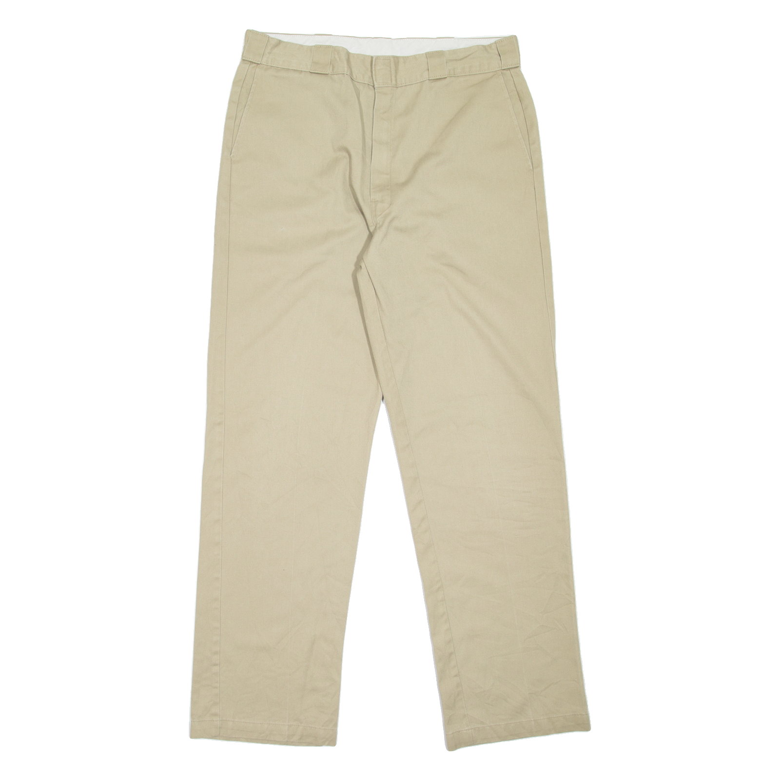 DICKIES Workwear Mens Trousers Beige Regular Straight W35 L33 Refurbished - N/A refurbished available on Cerqular