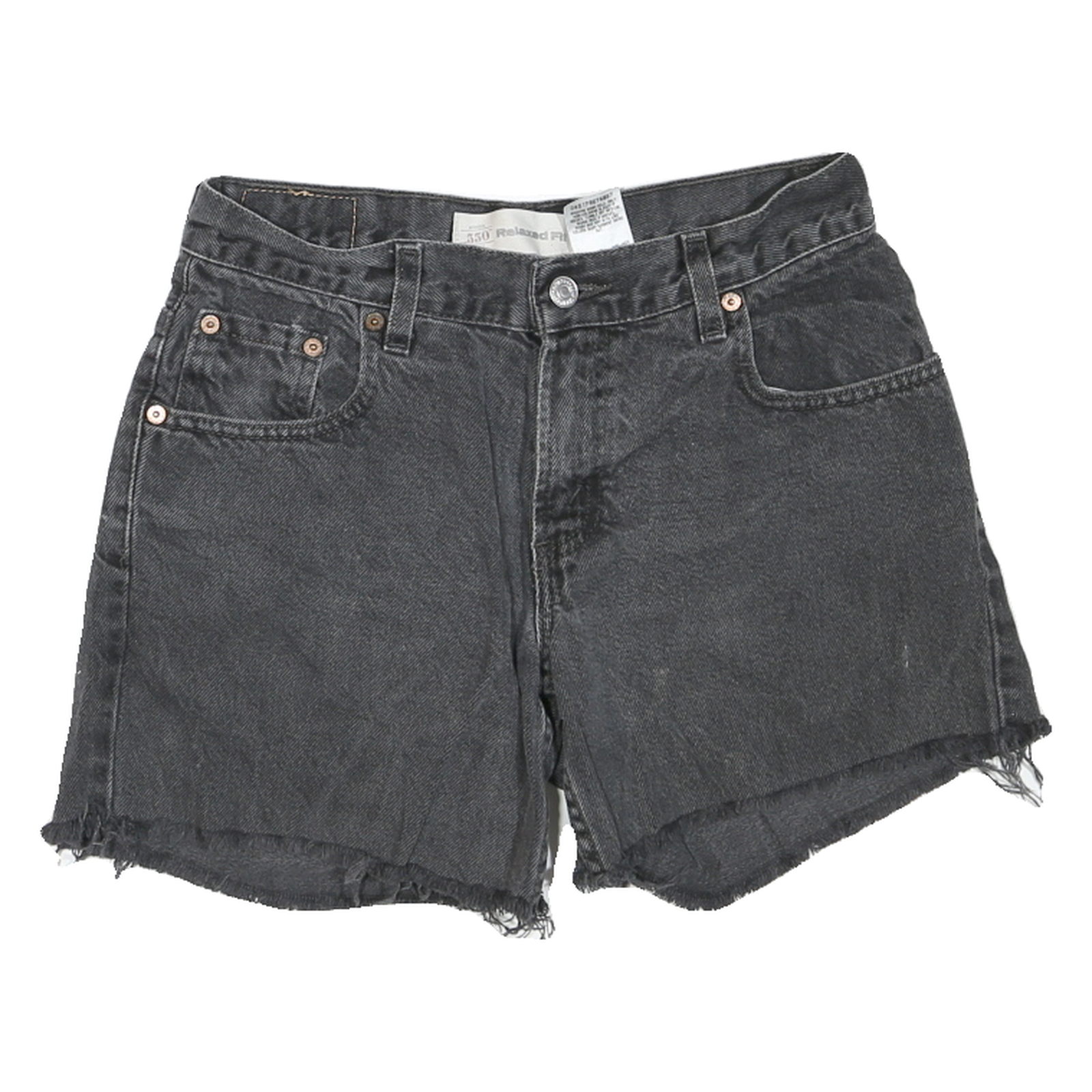 Buy LEVI'S Womens Shorts Black Casual Relaxed Fit S W30 Denim Cut-Off Frayed Hem Refurbished - $23.39 LEVI'S Womens Shorts Black Casual Relaxed Fit S W30 Denim Cut-Off Frayed Hem Refurbished - N/A refurbished available on Cerqular