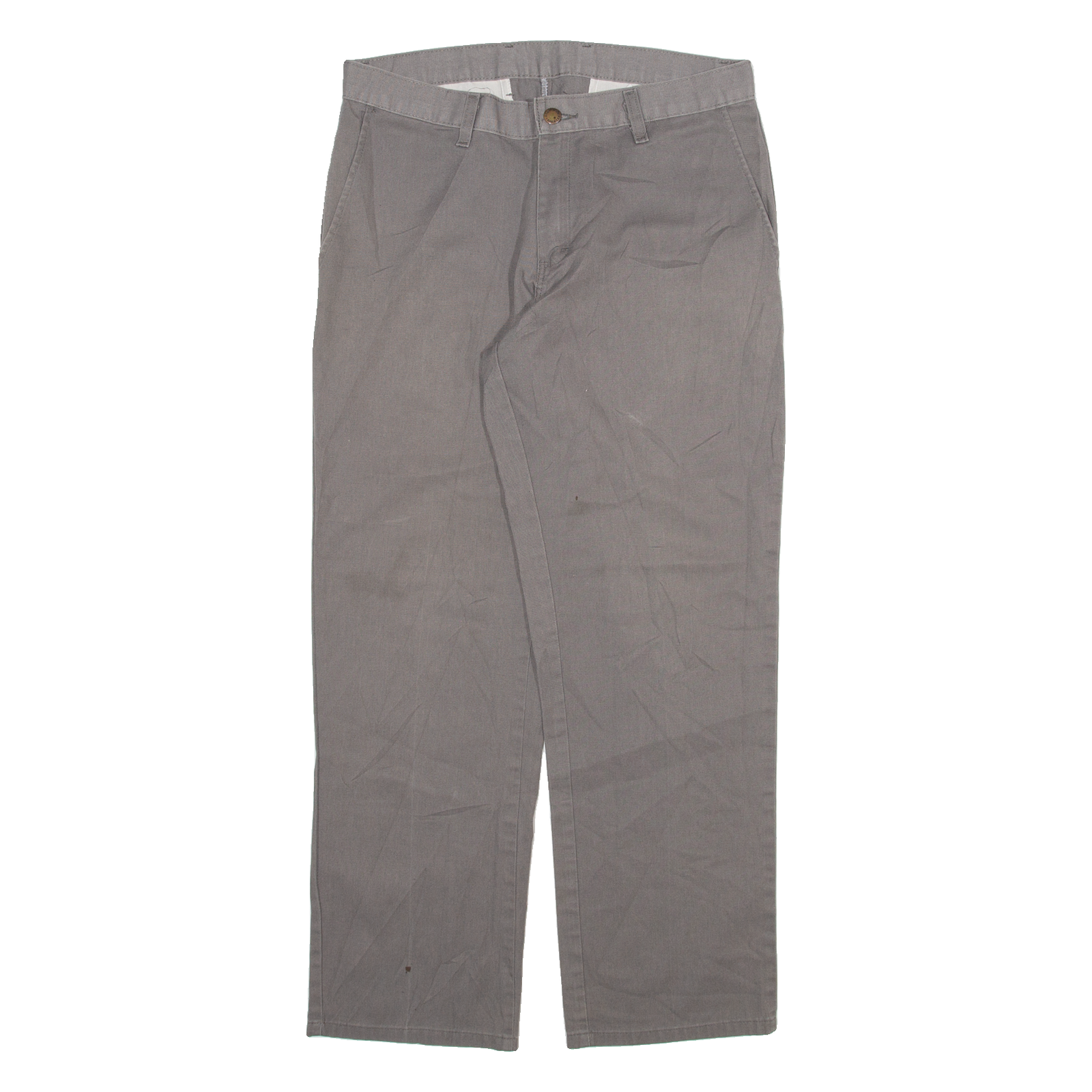 DICKIES Mens Trousers Grey Regular Straight W32 L28 Refurbished - N/A refurbished available on Cerqular