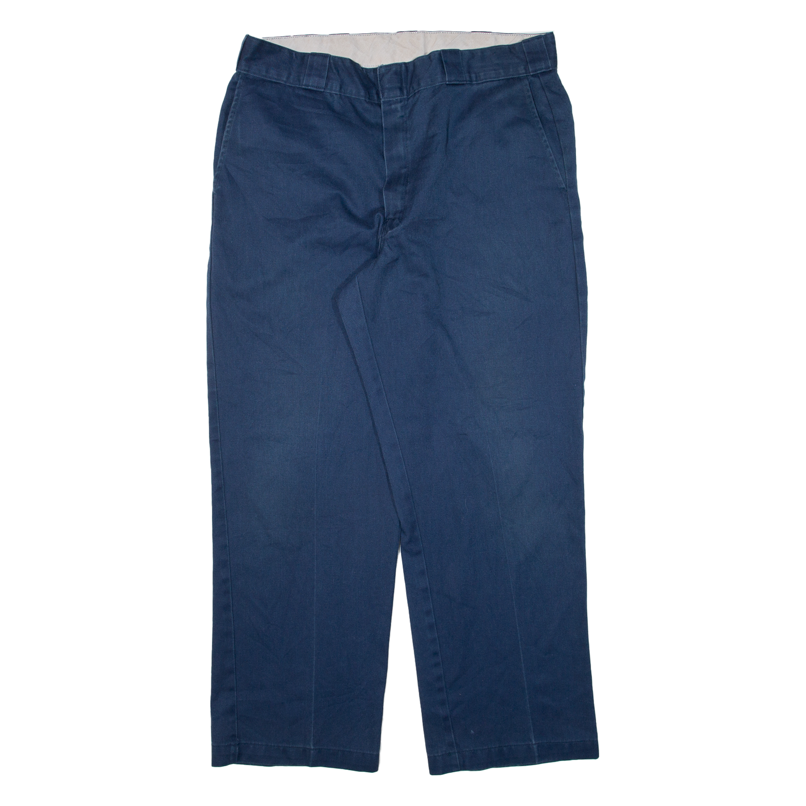 DICKIES Workwear Mens Trousers Blue Regular Straight W35 L27 Refurbished - N/A refurbished available on Cerqular