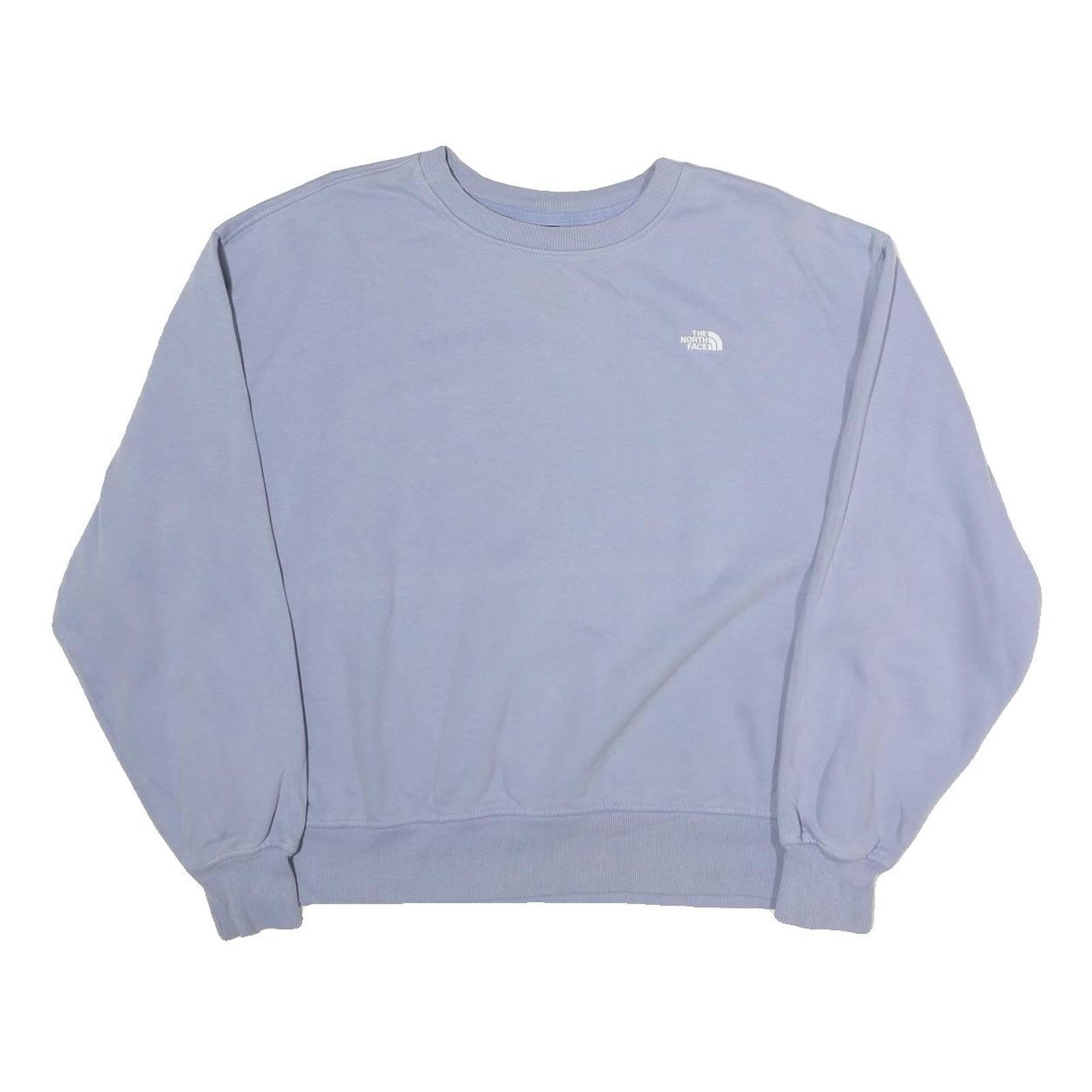 THE NORTH FACE Womens Blue Crew Neck XS Cotton Sweatshirt Casual Outdoor Refurbished - N/A refurbished available on Cerqular