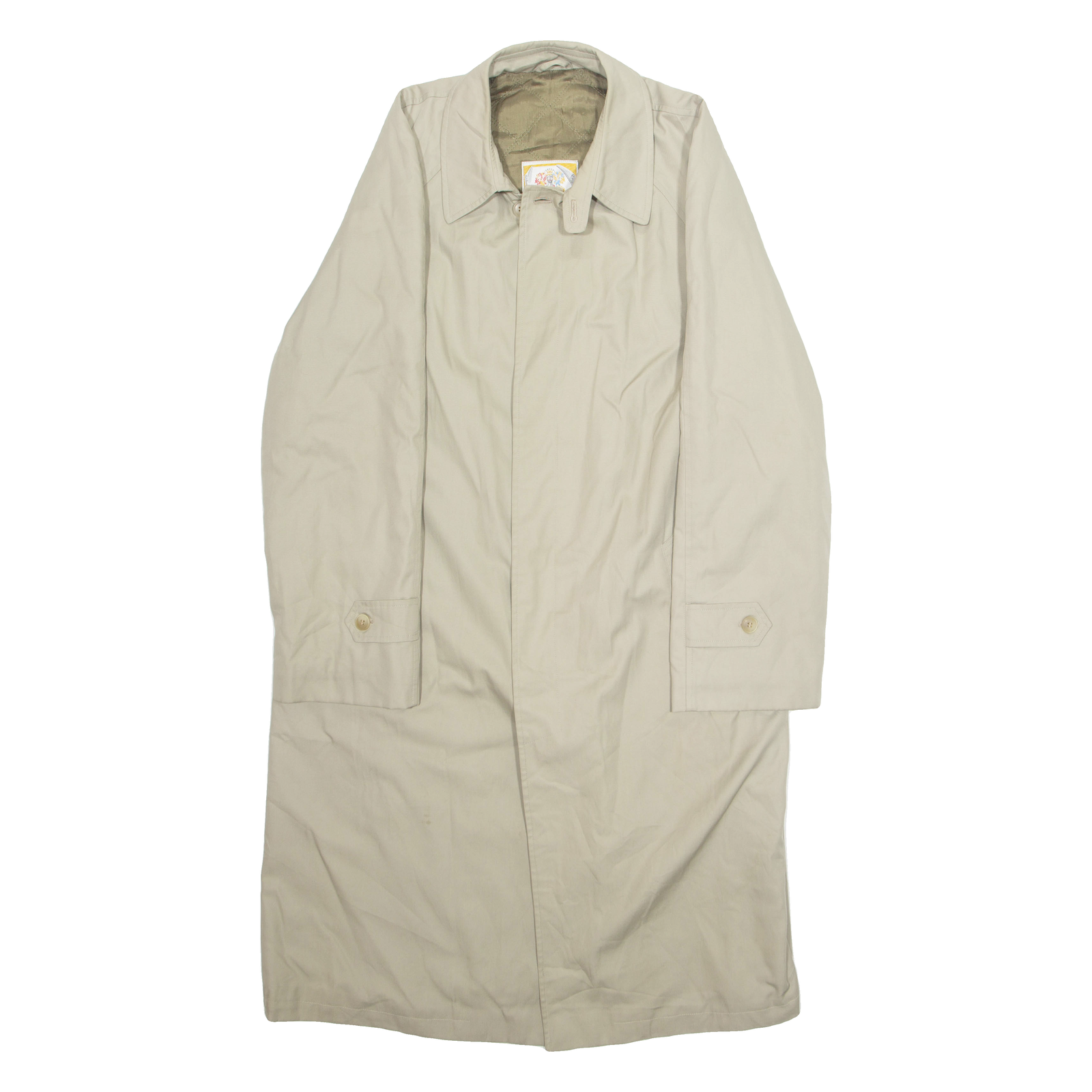 AIROSSELLI CREATION Womens Trench Jacket Beige M Refurbished - N/A refurbished available on Cerqular