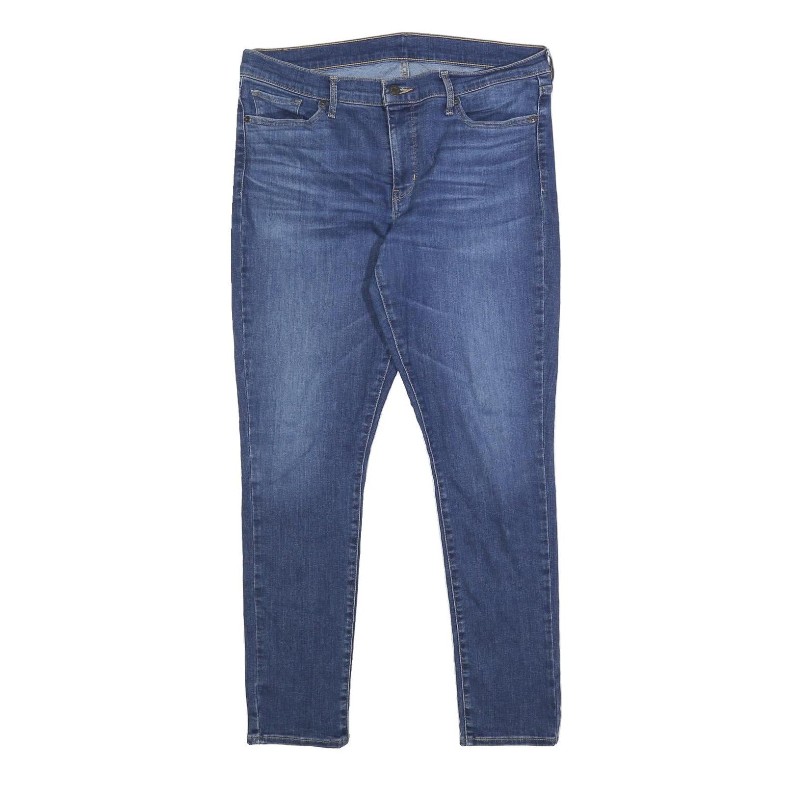 LEVI'S Womens Slim Blue Denim Jeans W32 L30 Zip Closure Classic Fit Casual Refurbished - N/A refurbished available on Cerqular