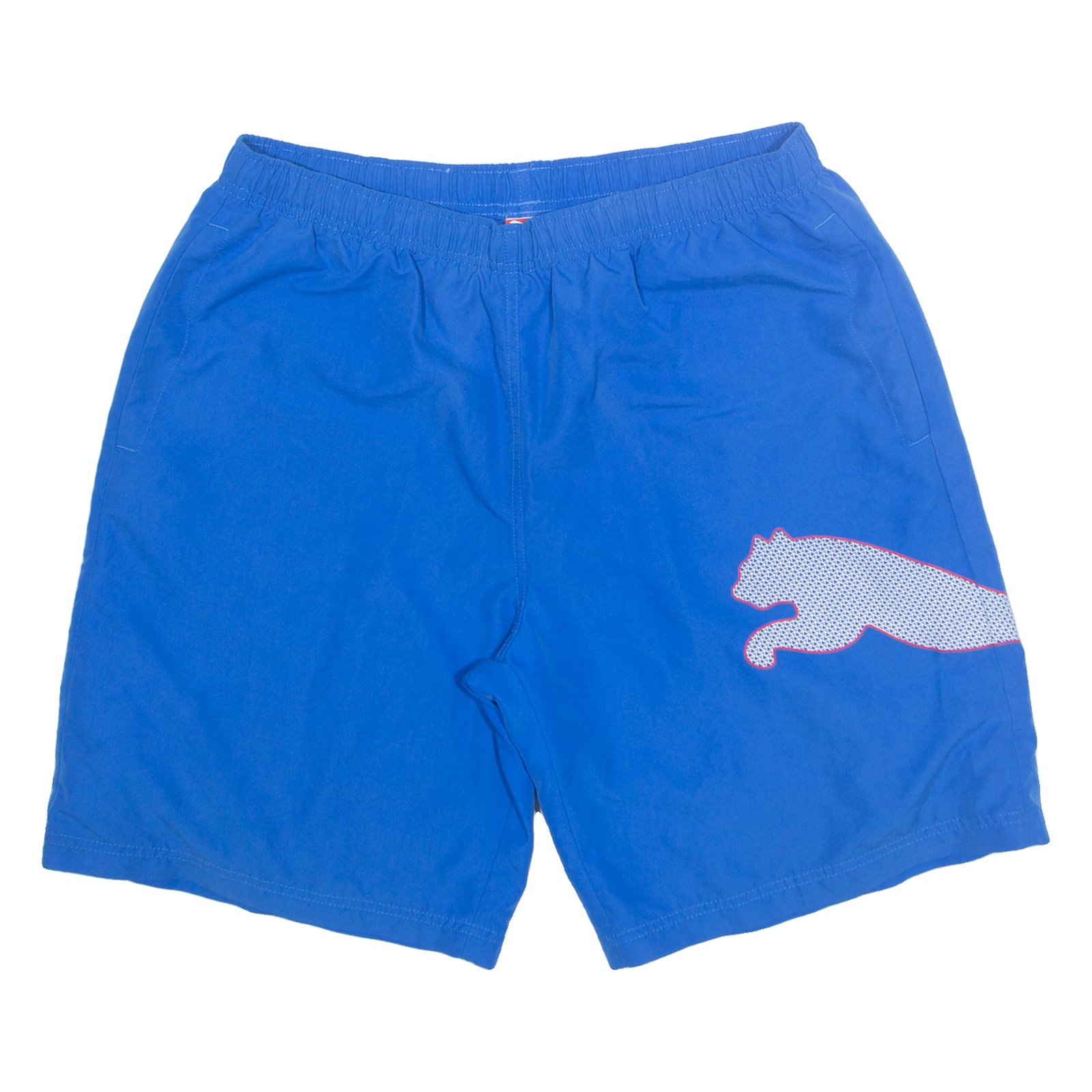 PUMA Mesh Lined Mens Swimming Shorts Blue L W32 Refurbished - N/A refurbished available on Cerqular