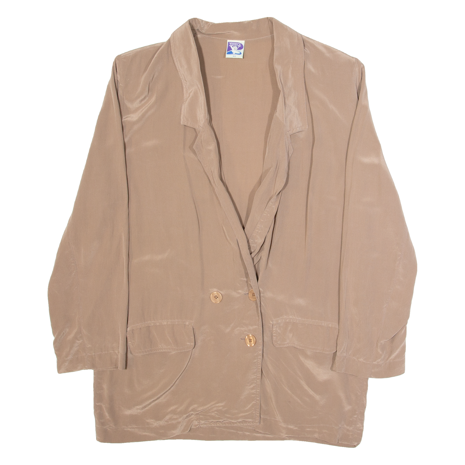 Womens Blouse Brown V-Neck Long Sleeve L Refurbished - N/A refurbished available on Cerqular