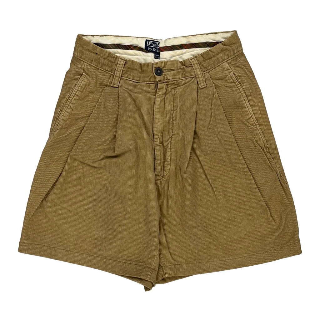 Cord Polo By Ralph Lauren Shorts - 25W UK 8 Brown Cotton Refurbished - Thrifted (note: this is a term often used to describe second- refurbished available on Cerqular