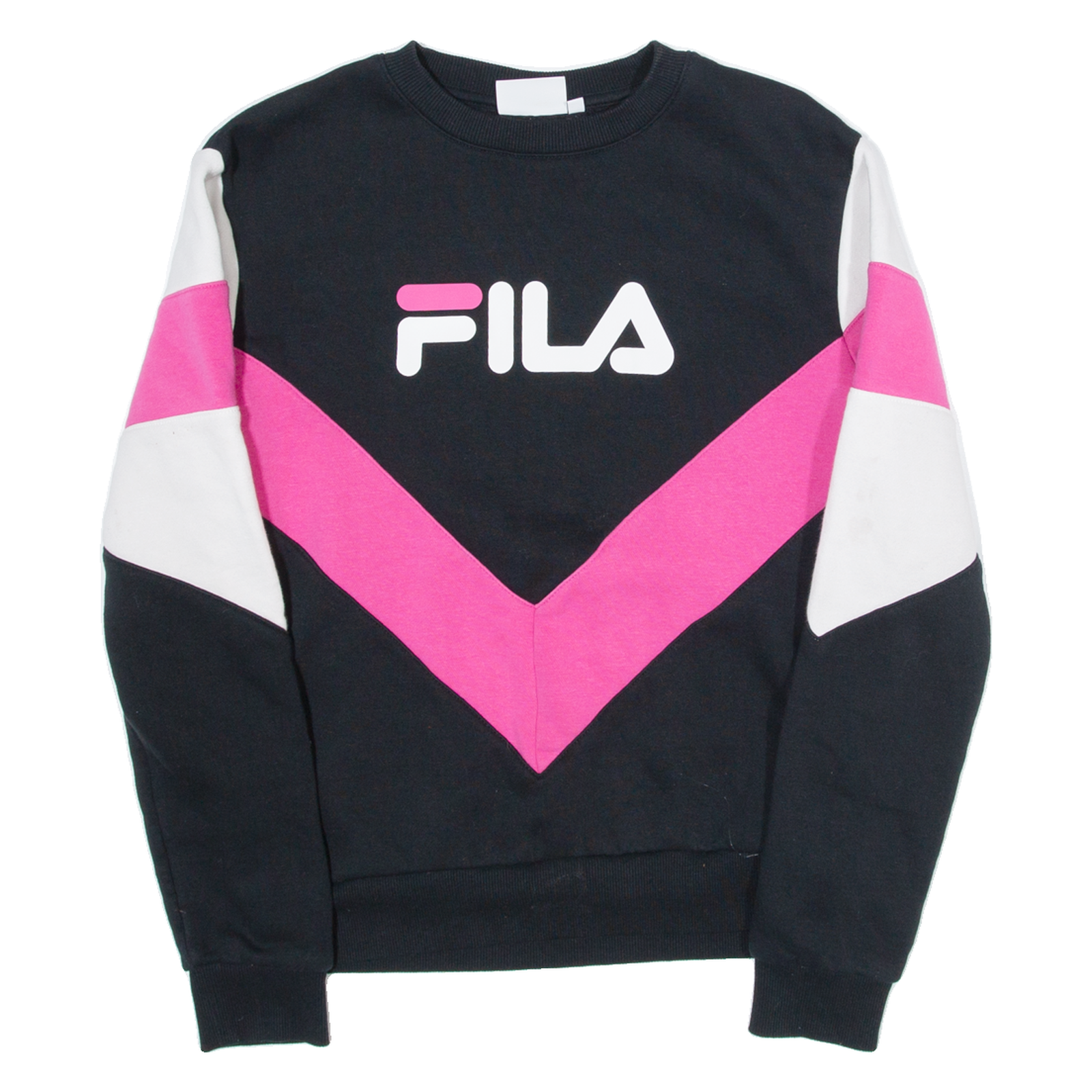 FILA Womens Sweatshirt Black XS Refurbished - N/A refurbished available on Cerqular