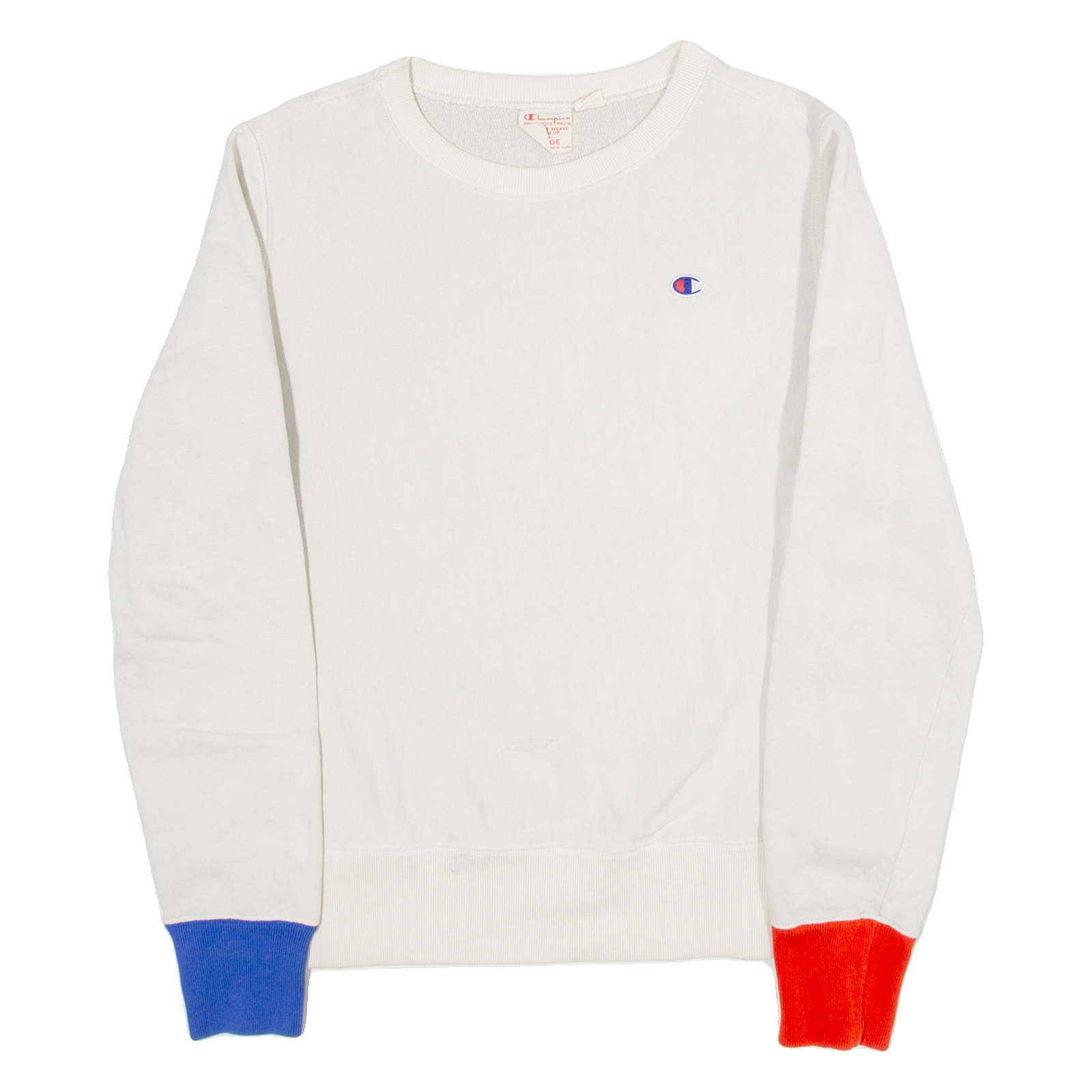 CHAMPION REVERSE WEAVE Mens Sweatshirt Cream L Refurbished - N/A refurbished available on Cerqular