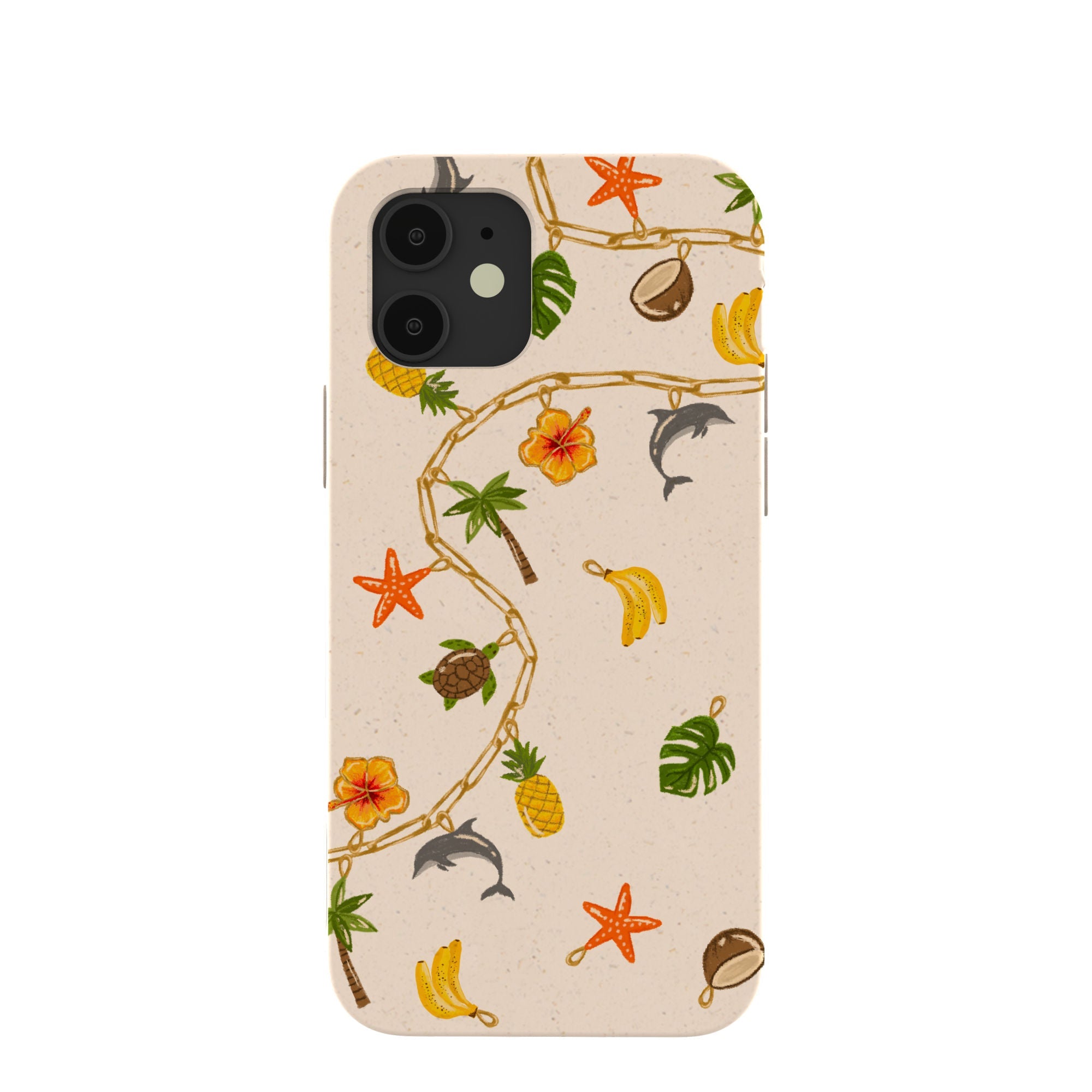 Seashell Island Charms iPhone 12/ iPhone 12 Pro Case Refurbished - Pela Case refurbished available on Cerqular