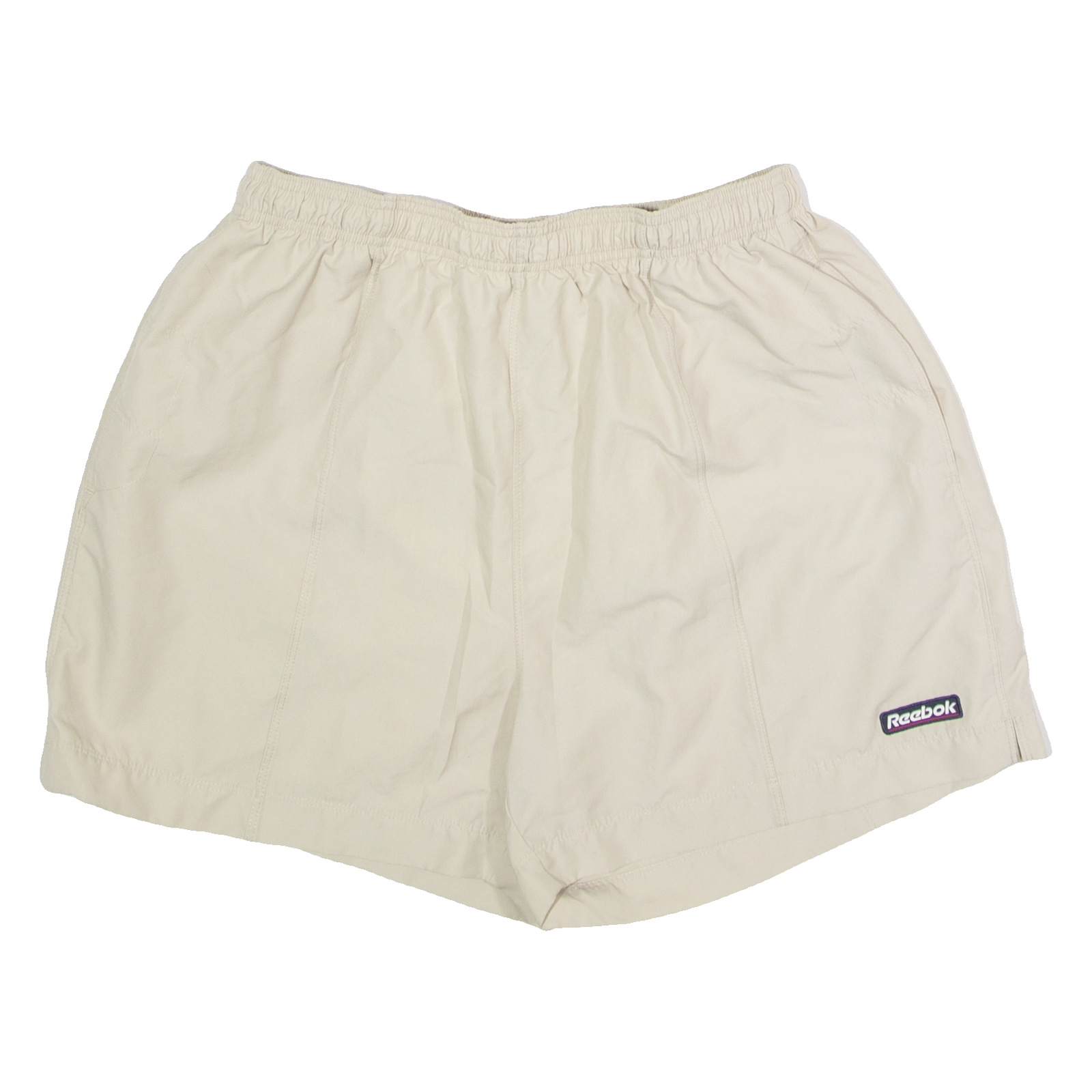 REEBOK Mens Swimming Shorts Beige L W26 Refurbished - N/A refurbished available on Cerqular