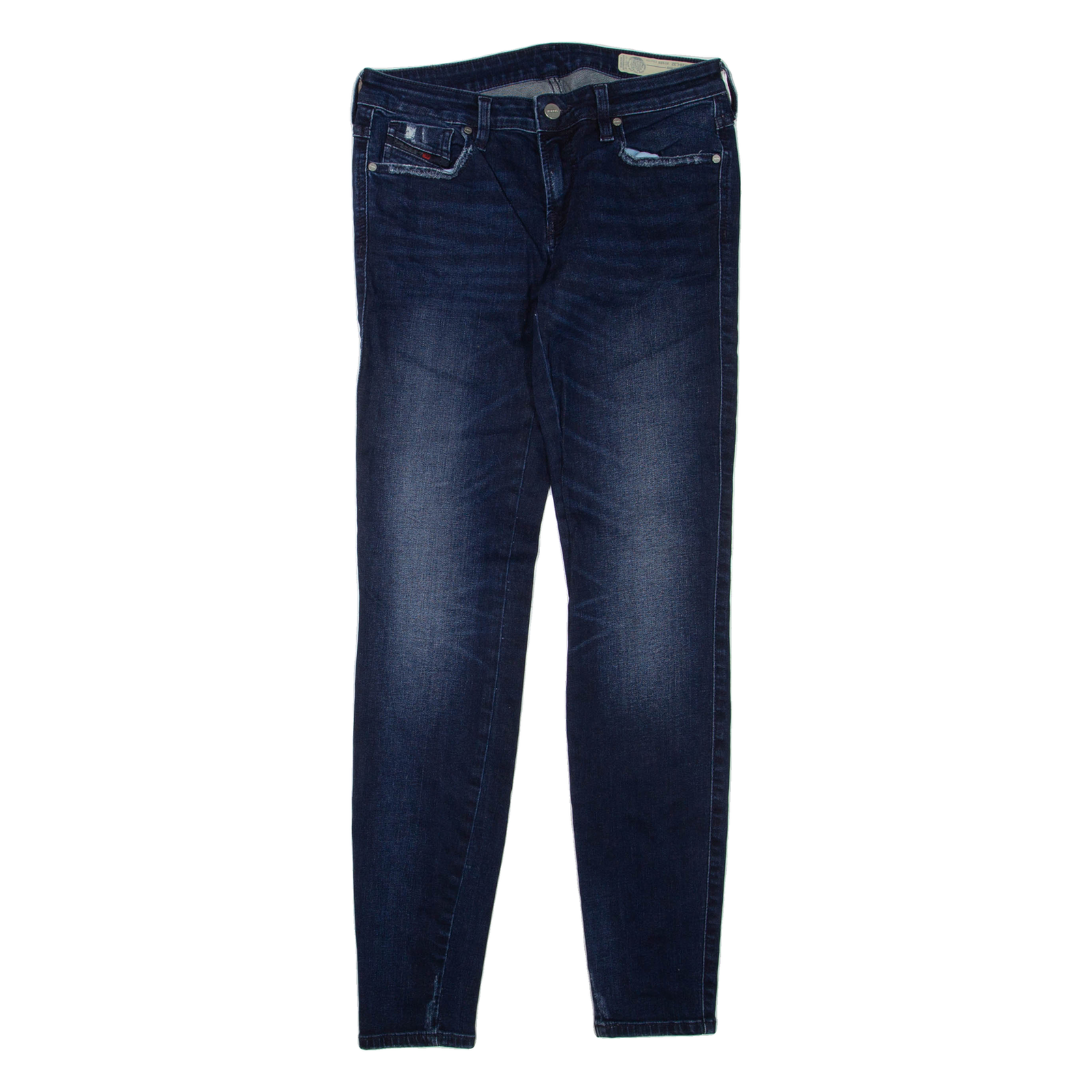 DIESEL Distressed Womens Jeans Blue Regular Skinny W28 L32 Refurbished - N/A refurbished available on Cerqular