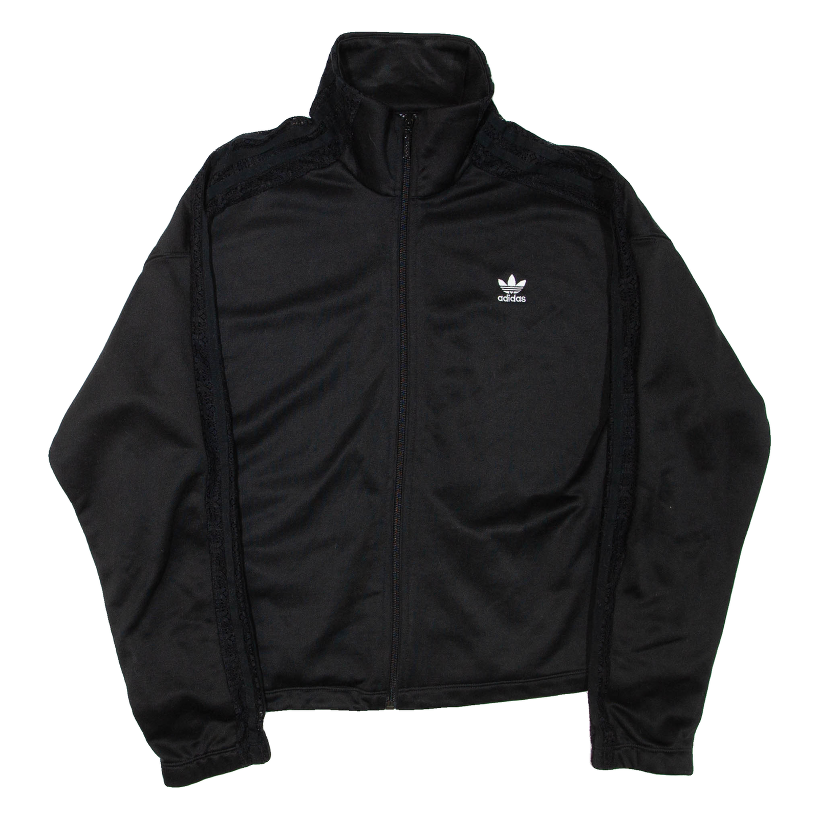 ADIDAS Womens Track Jacket Black UK 18 Refurbished - N/A refurbished available on Cerqular