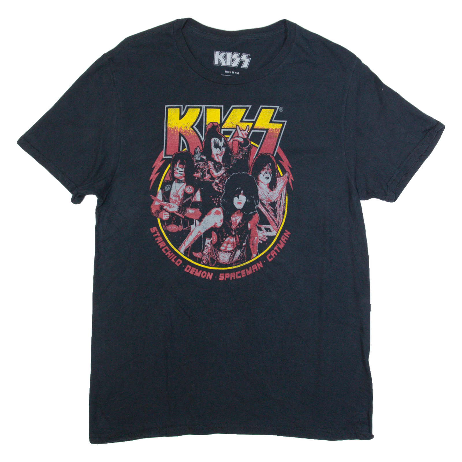 KISS Womens Band T-Shirt Black M Refurbished - N/A refurbished available on Cerqular