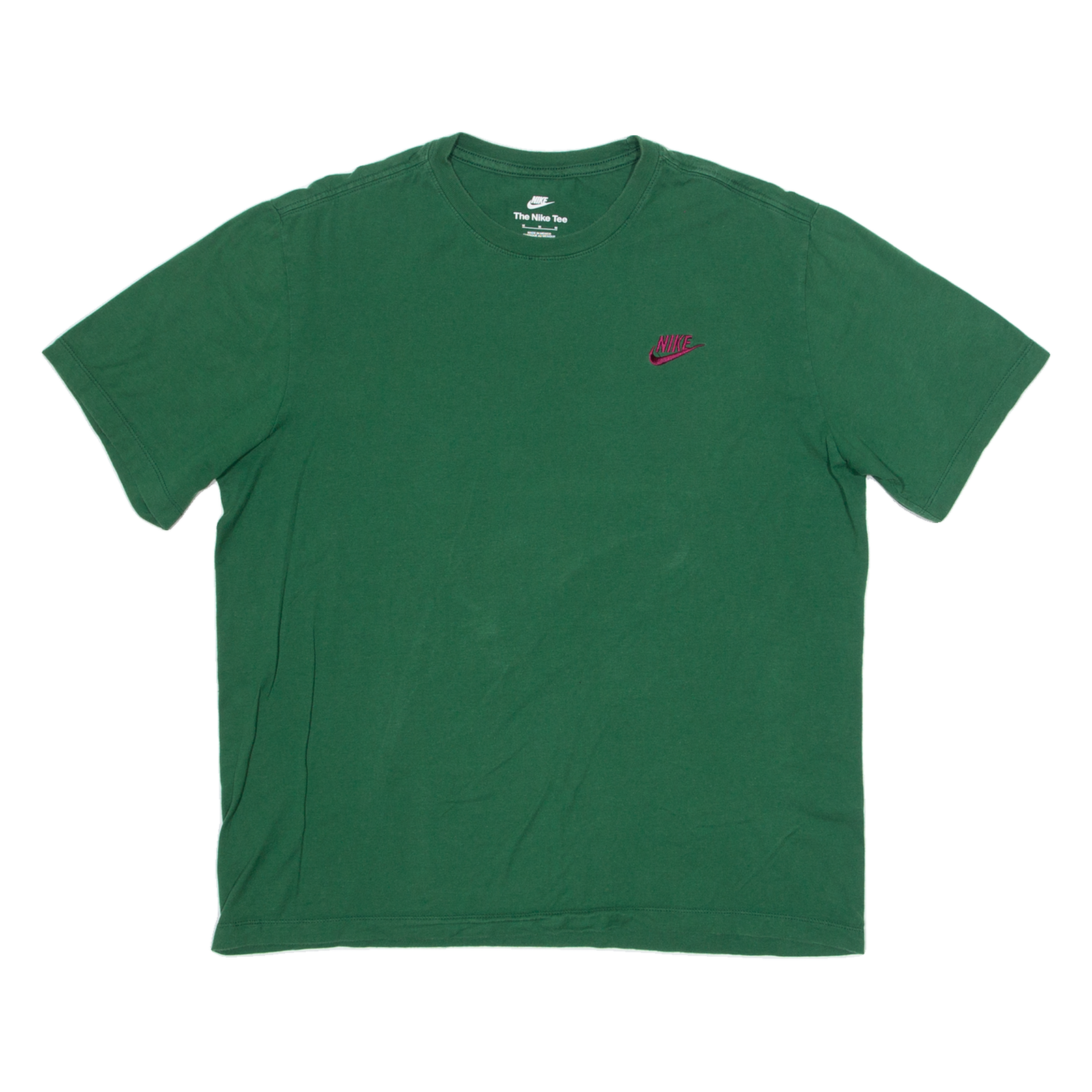 NIKE Mens T-Shirt Green Crew Neck M Refurbished - N/A refurbished available on Cerqular