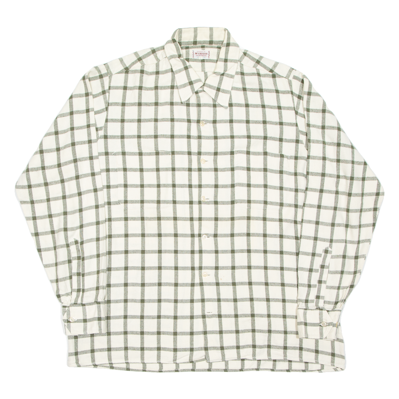 Buy MCGREGOR SPORTSWEAR Mens Flannel Shirt Beige Check Long Sleeve L Refurbished - $18.19 MCGREGOR SPORTSWEAR Mens Flannel Shirt Beige Check Long Sleeve L Refurbished - N/A refurbished available on Cerqular
