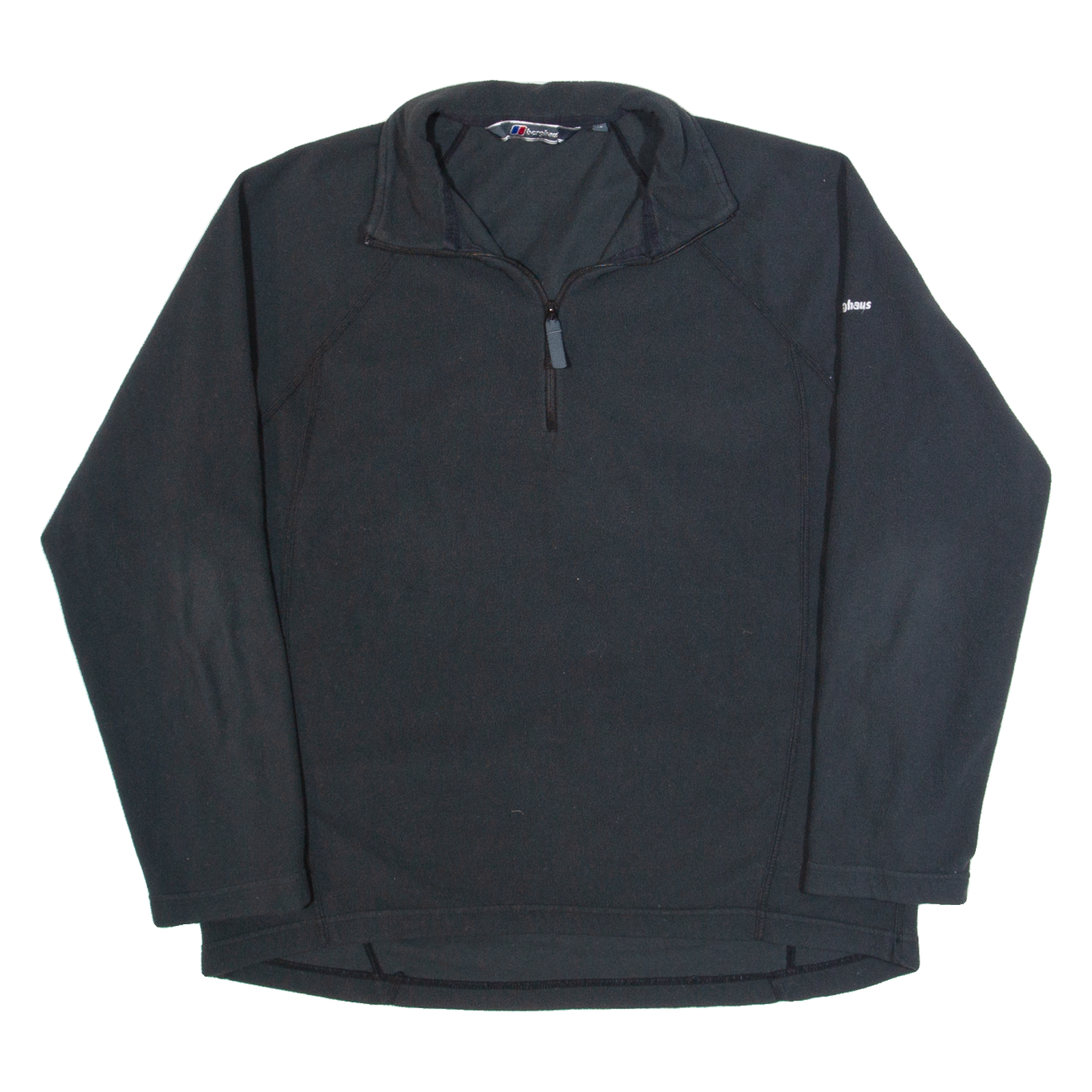 BERGHAUS Womens Fleece Black 1/4 Zip UK 16 Refurbished - N/A refurbished available on Cerqular