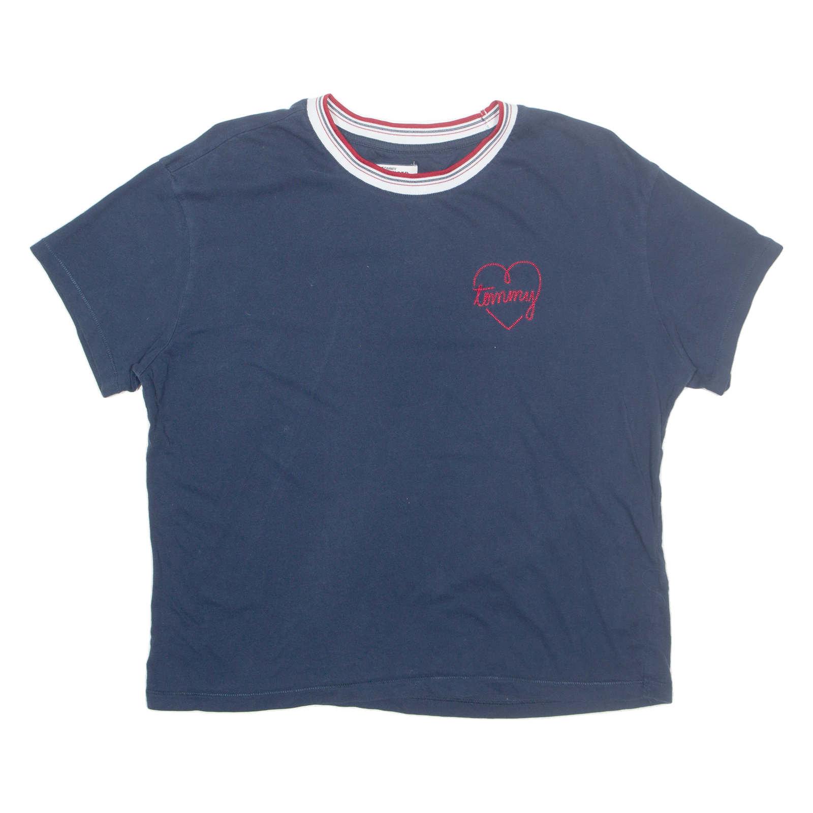 TOMMY HILFIGER Mens T-Shirt Blue L Refurbished - N/A refurbished available on Cerqular