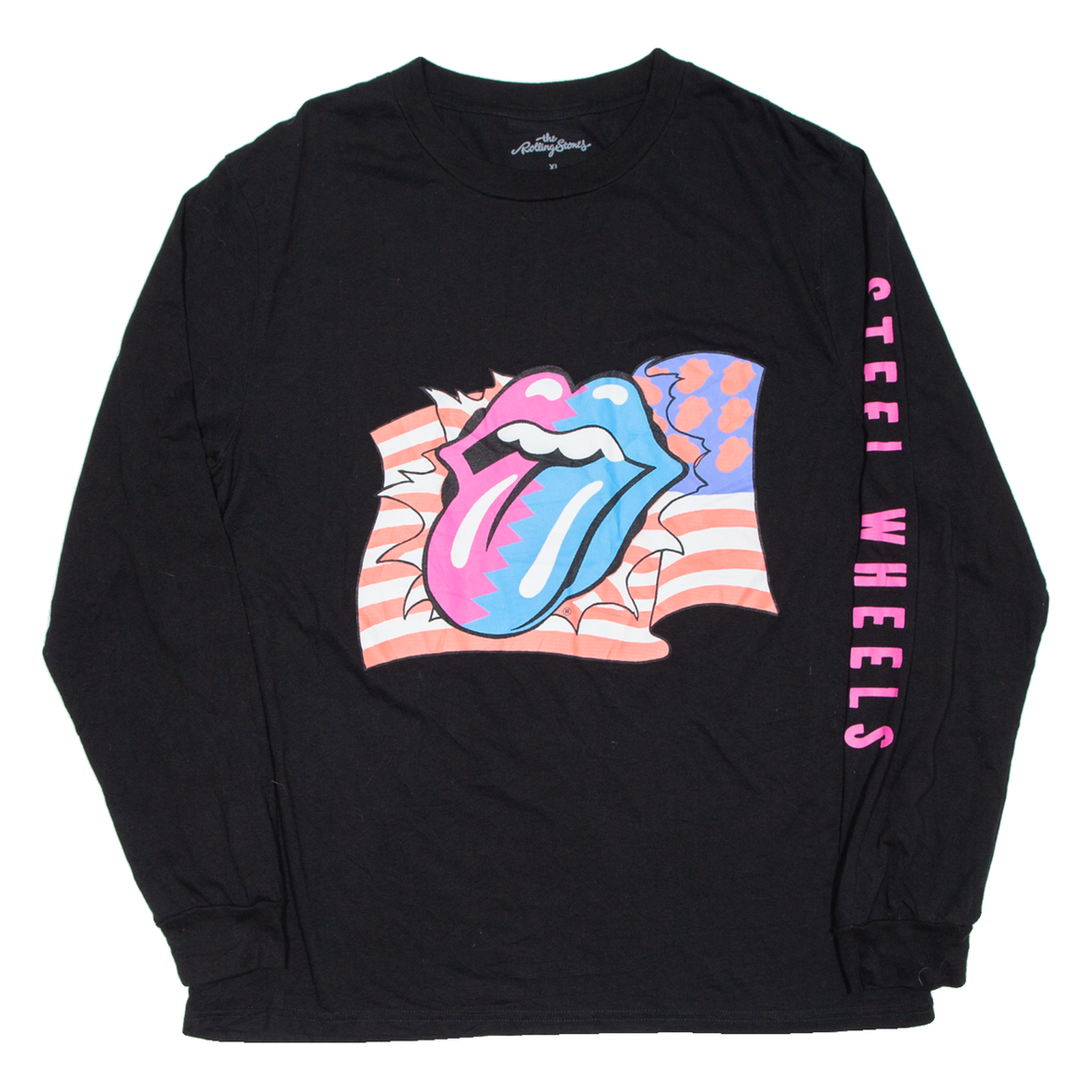 The Rolling Stones Womens Band T-Shirt Black Long Sleeve XL Refurbished - N/A refurbished available on Cerqular