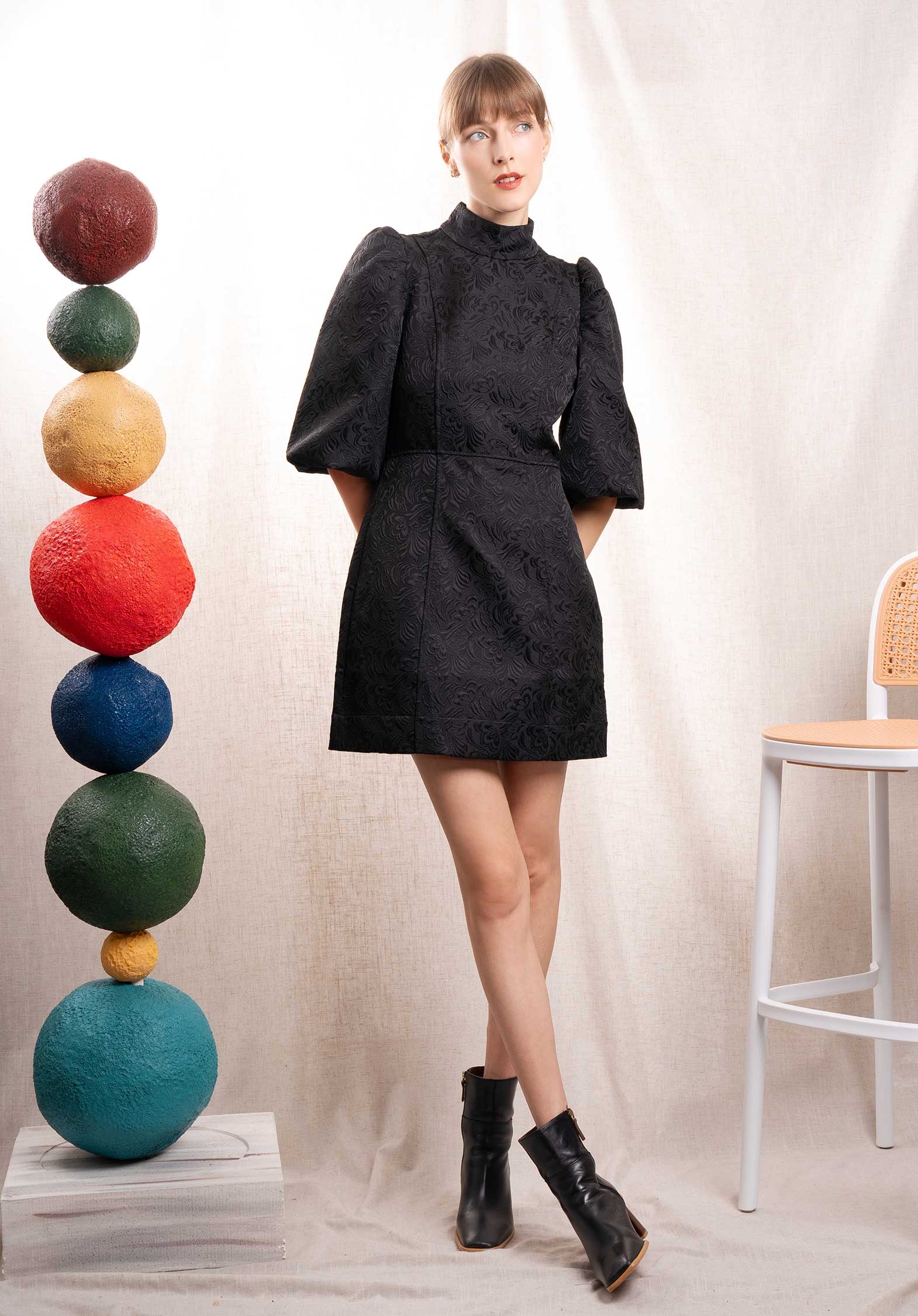 Dress Ernich Black | Color: BLACK | Size: FR-36 Refurbished - N/A (I could not find a well-known brand with this name refurbished available on Cerqular