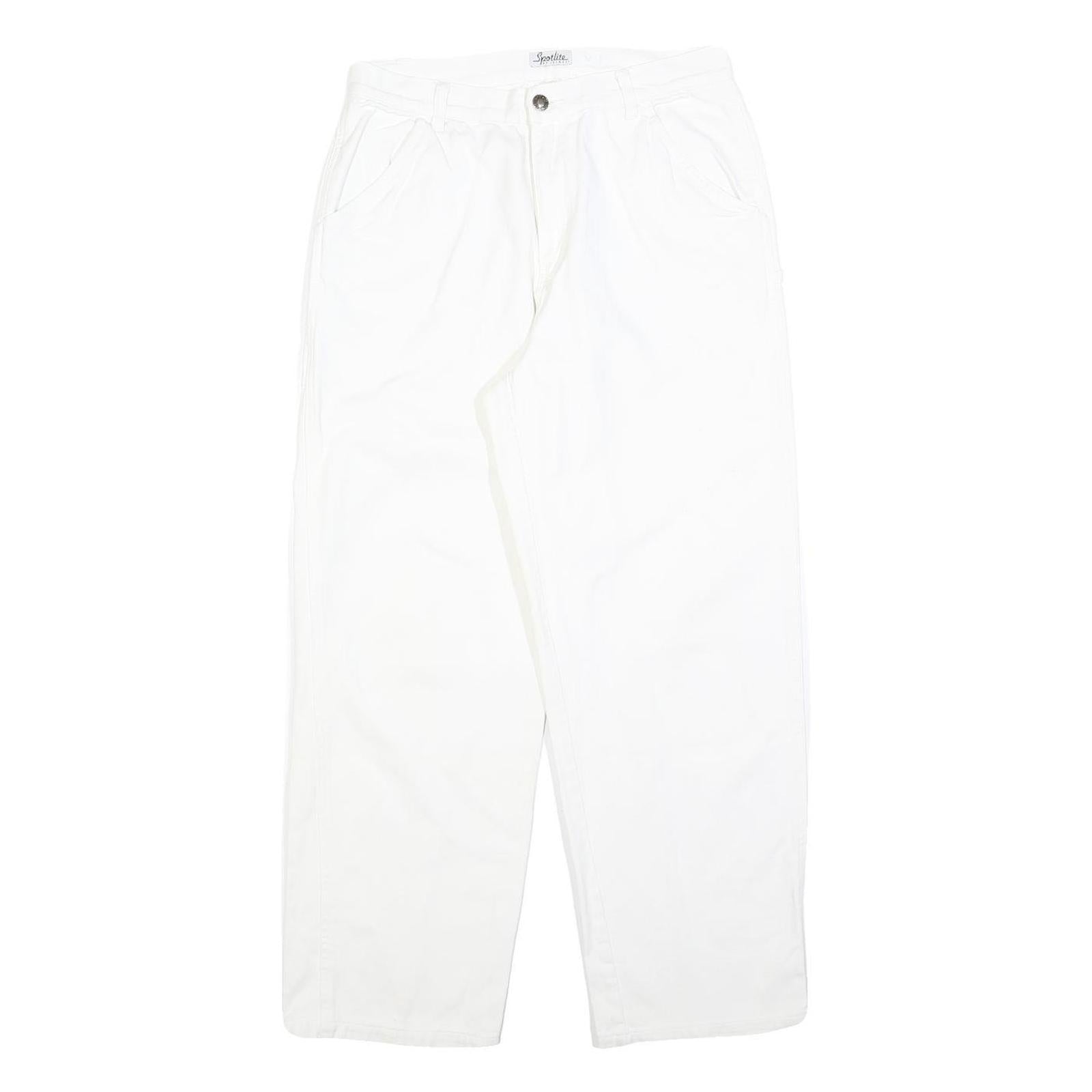 Buy SPOTLITE Womens White Cotton Blend Regular Fit Straight Leg Denim Jeans W30 L28 Refurbished - $23.39 SPOTLITE Womens White Cotton Blend Regular Fit Straight Leg Denim Jeans W30 L28 Refurbished - N/A refurbished available on Cerqular