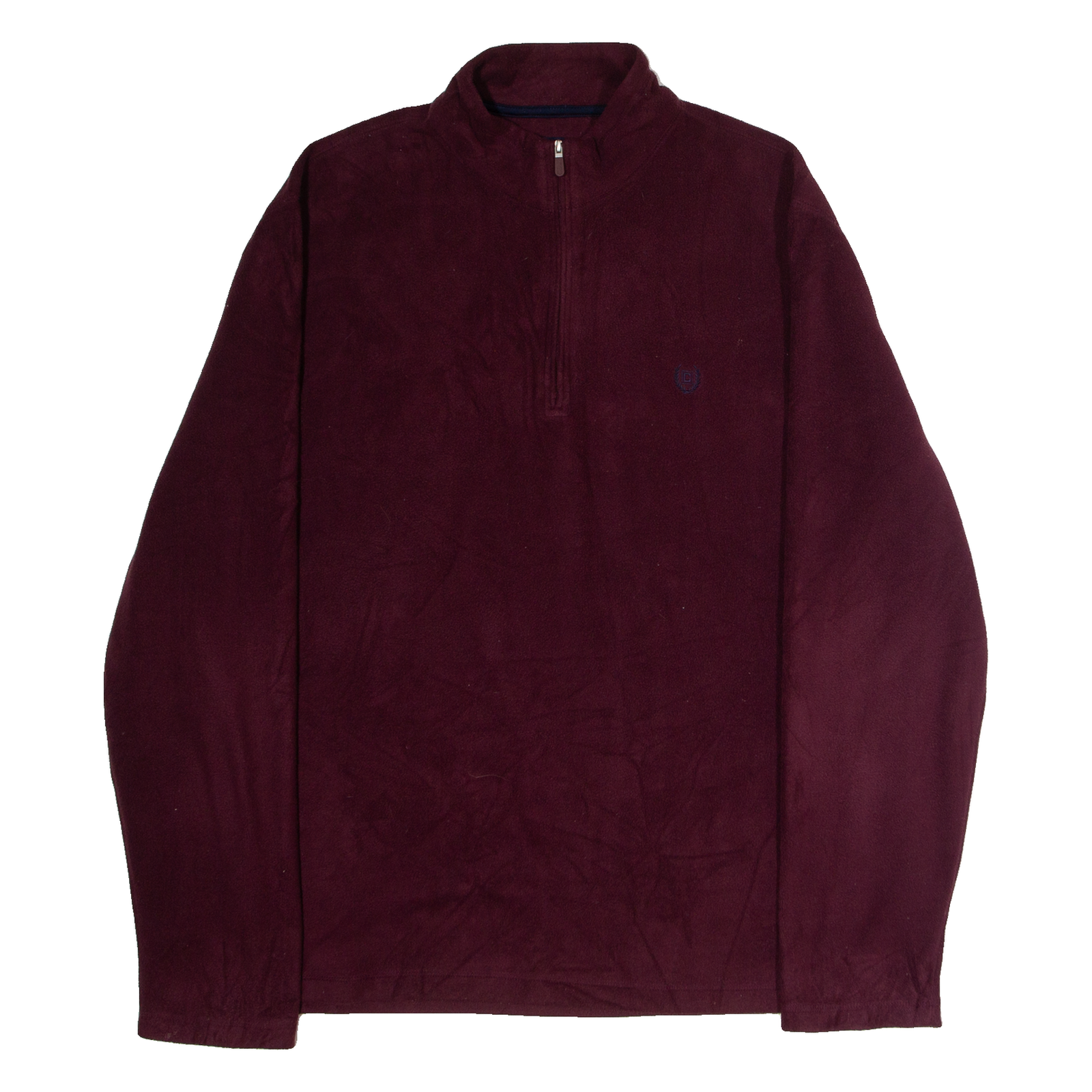 CHAPS RALPH LAUREN Mens Fleece Maroon 1/4 Zip XL Refurbished - N/A refurbished available on Cerqular