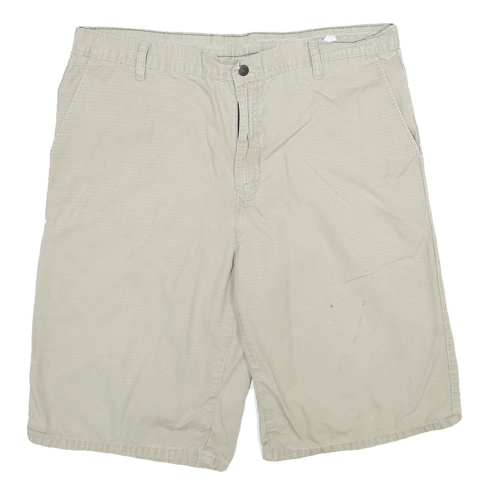 DICKIES Mens Shorts Beige Casual XL W38 Cotton Plain Button Pocketed Refurbished - N/A refurbished available on Cerqular