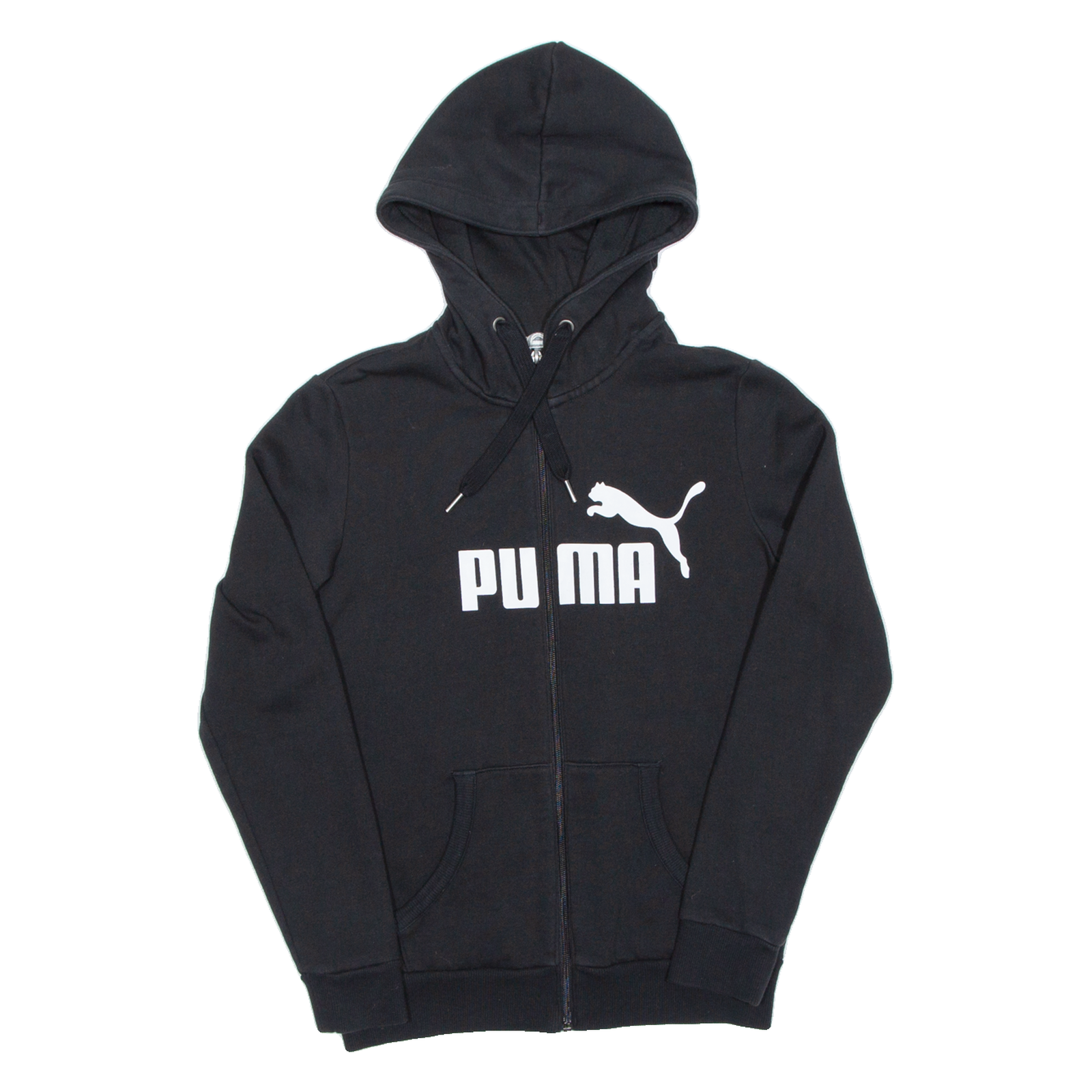 PUMA Womens Black Hoodie Full Zip UK 10 Refurbished - N/A refurbished available on Cerqular