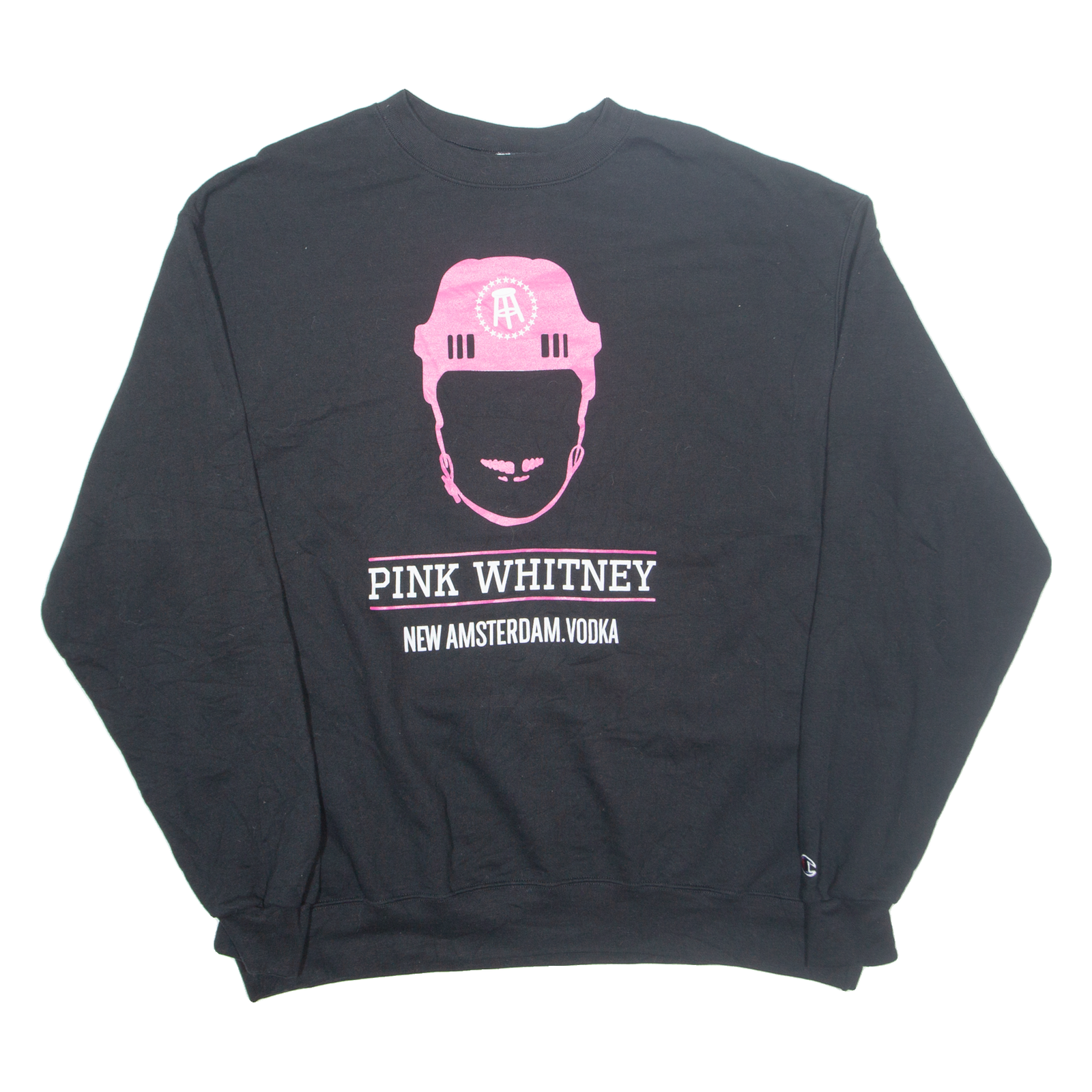 CHAMPION Pink Whitney Mens Sweatshirt Black XL Refurbished - N/A refurbished available on Cerqular