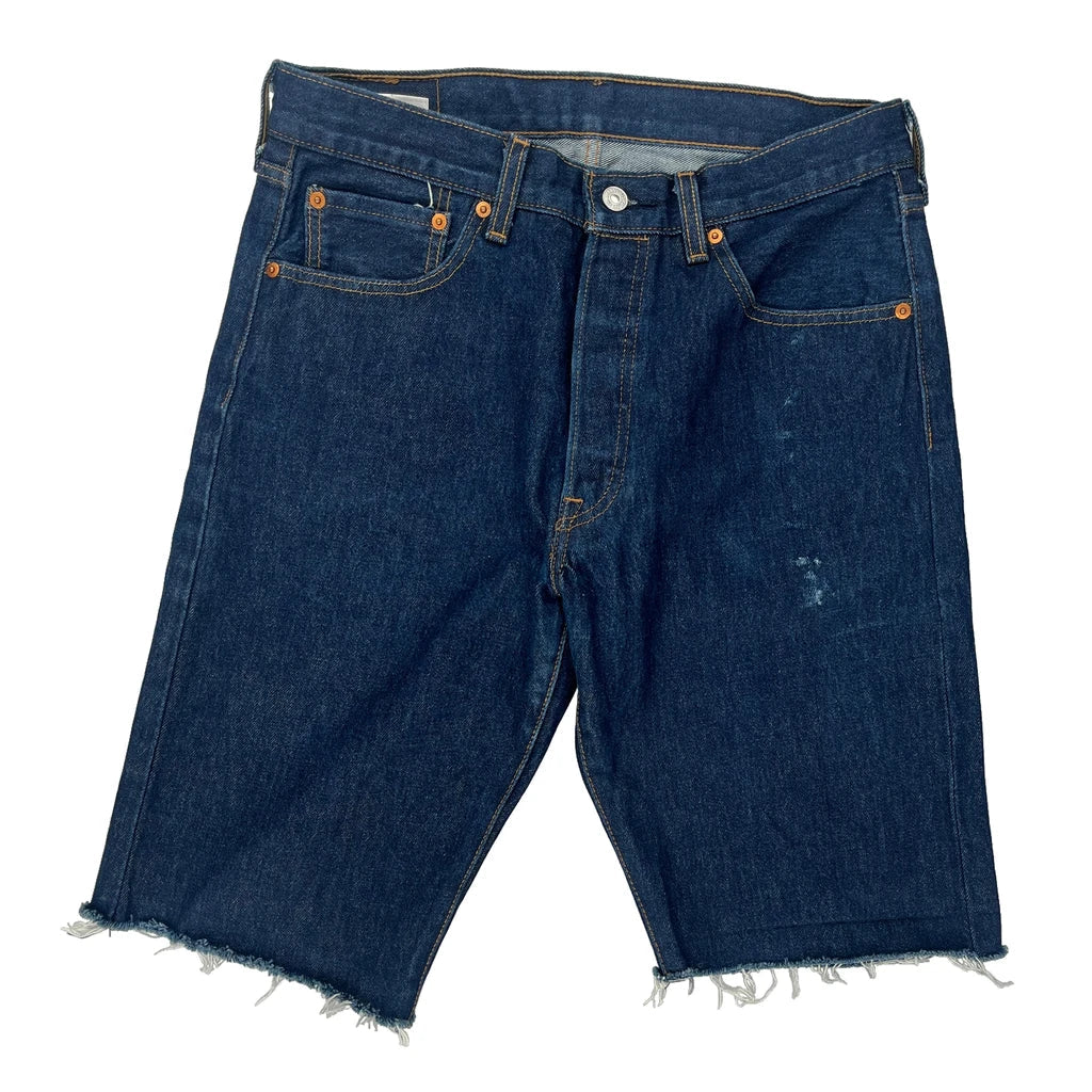 Buy Levis Denim Shorts - 32W 11L Blue Denim Refurbished - $38.18 Levis Denim Shorts - 32W 11L Blue Denim Refurbished - Thrifted (note: this is a term often used to describe second- refurbished available on Cerqular