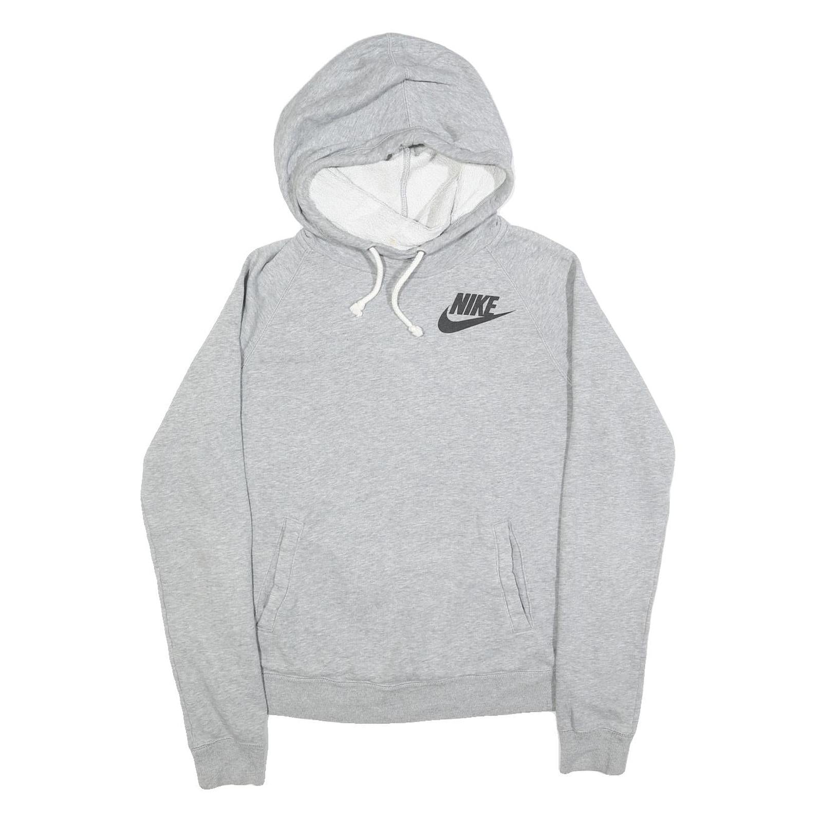 Buy NIKE Mens Grey Hoodie Pullover M Cotton Drawstring Hood Casual Sweatshirt Refurbished - $41.59 NIKE Mens Grey Hoodie Pullover M Cotton Drawstring Hood Casual Sweatshirt Refurbished - N/A refurbished available on Cerqular