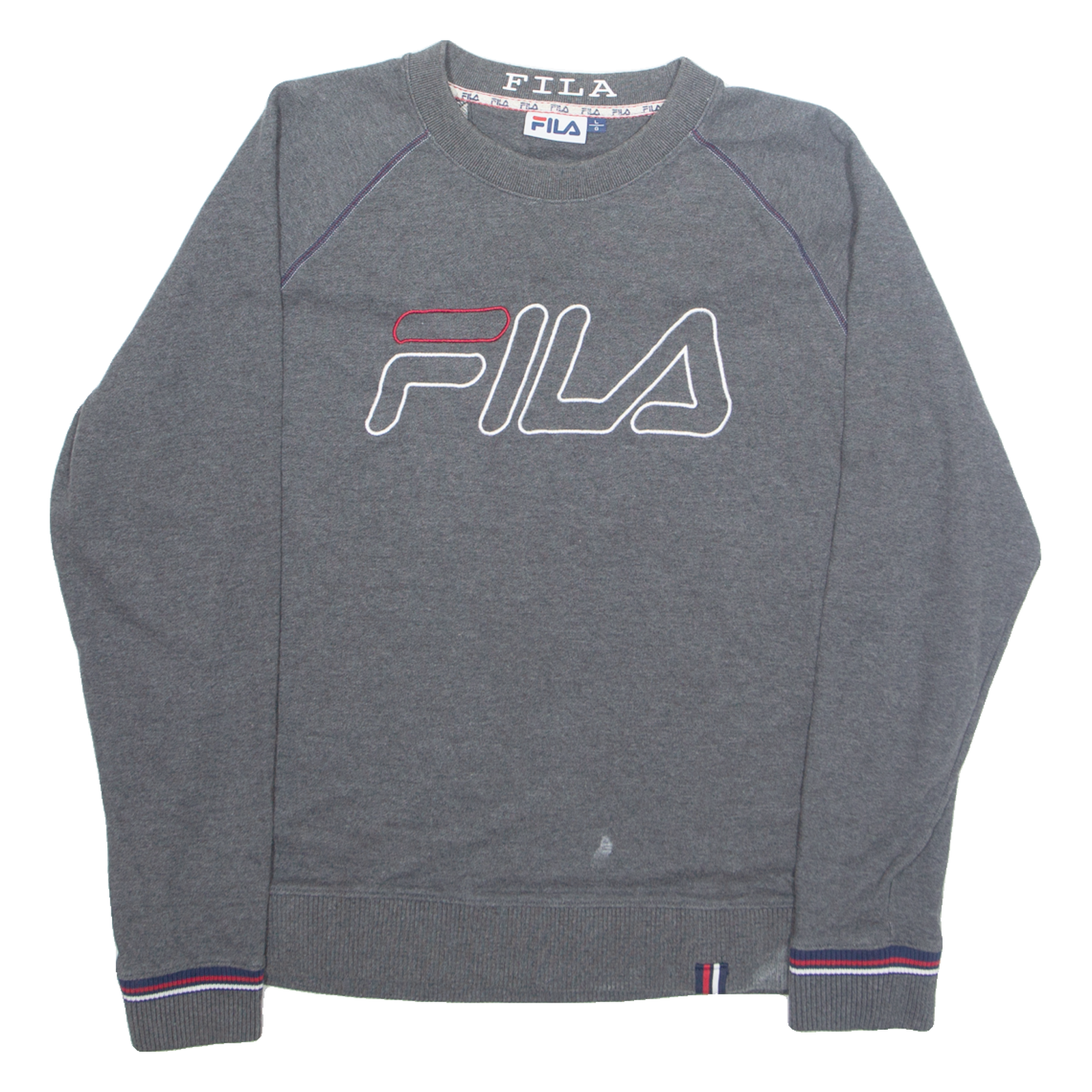 FILA Mens Sweatshirt Grey L Refurbished - N/A refurbished available on Cerqular