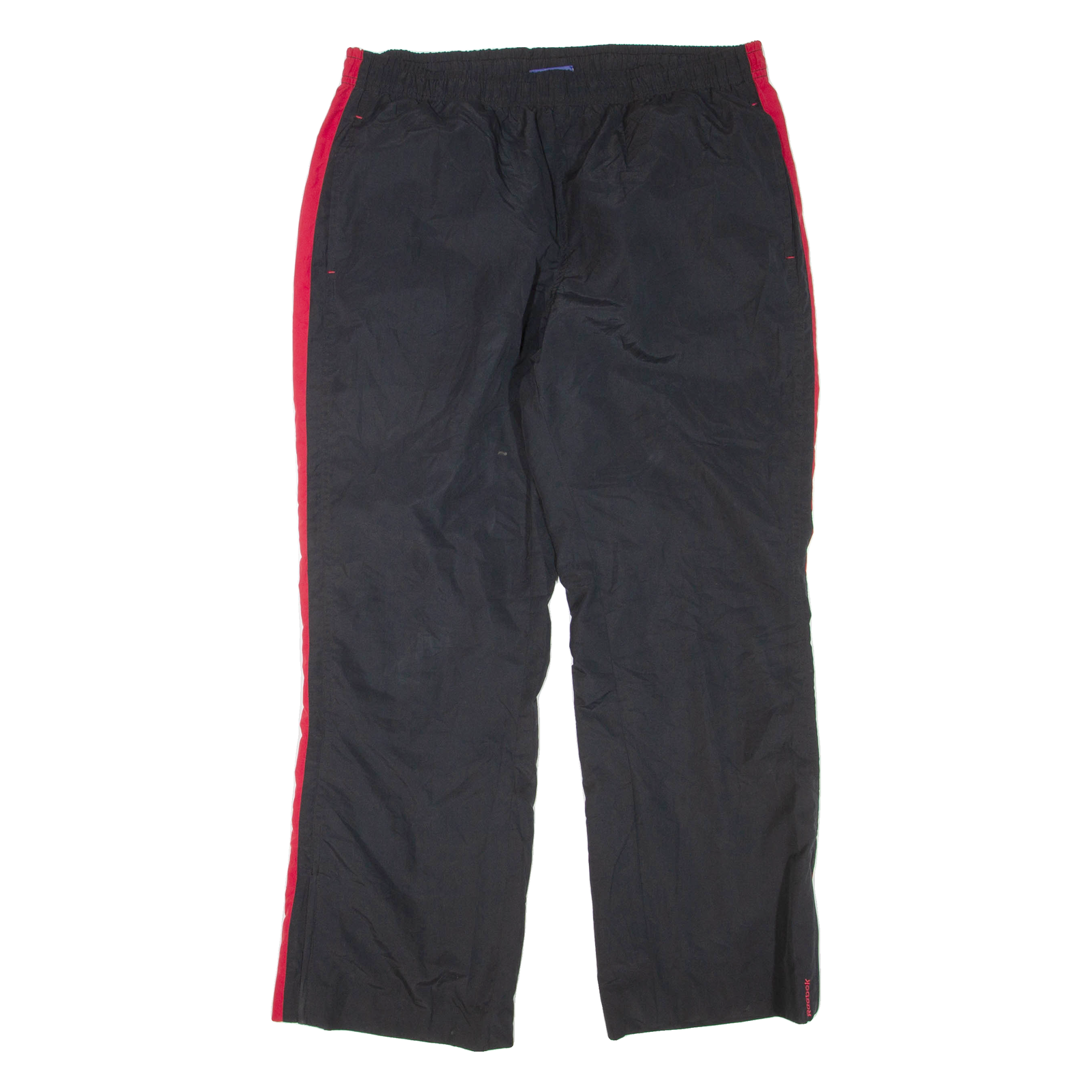 REEBOK Mens Track Pants Black Straight L W34 L29 Refurbished - N/A refurbished available on Cerqular