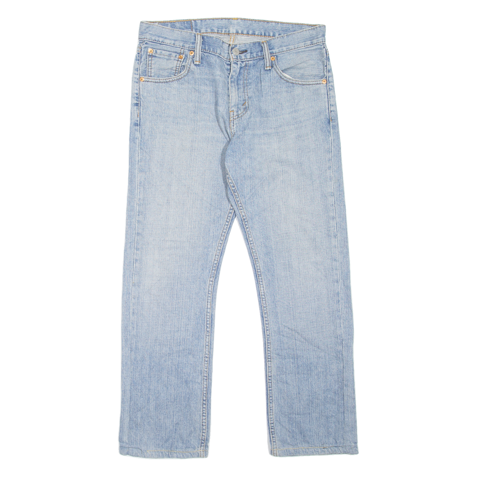 LEVI'S Altered Mens Jeans Blue Regular Straight Stone Wash W30 L27 Refurbished - N/A refurbished available on Cerqular