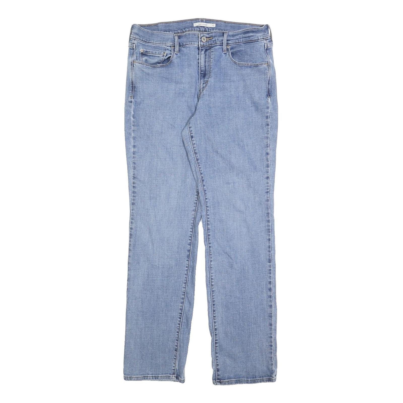 LEVI'S 505 Mens Jeans Blue Regular Straight Denim Medium W31 L32 Classic Zip Refurbished - N/A refurbished available on Cerqular