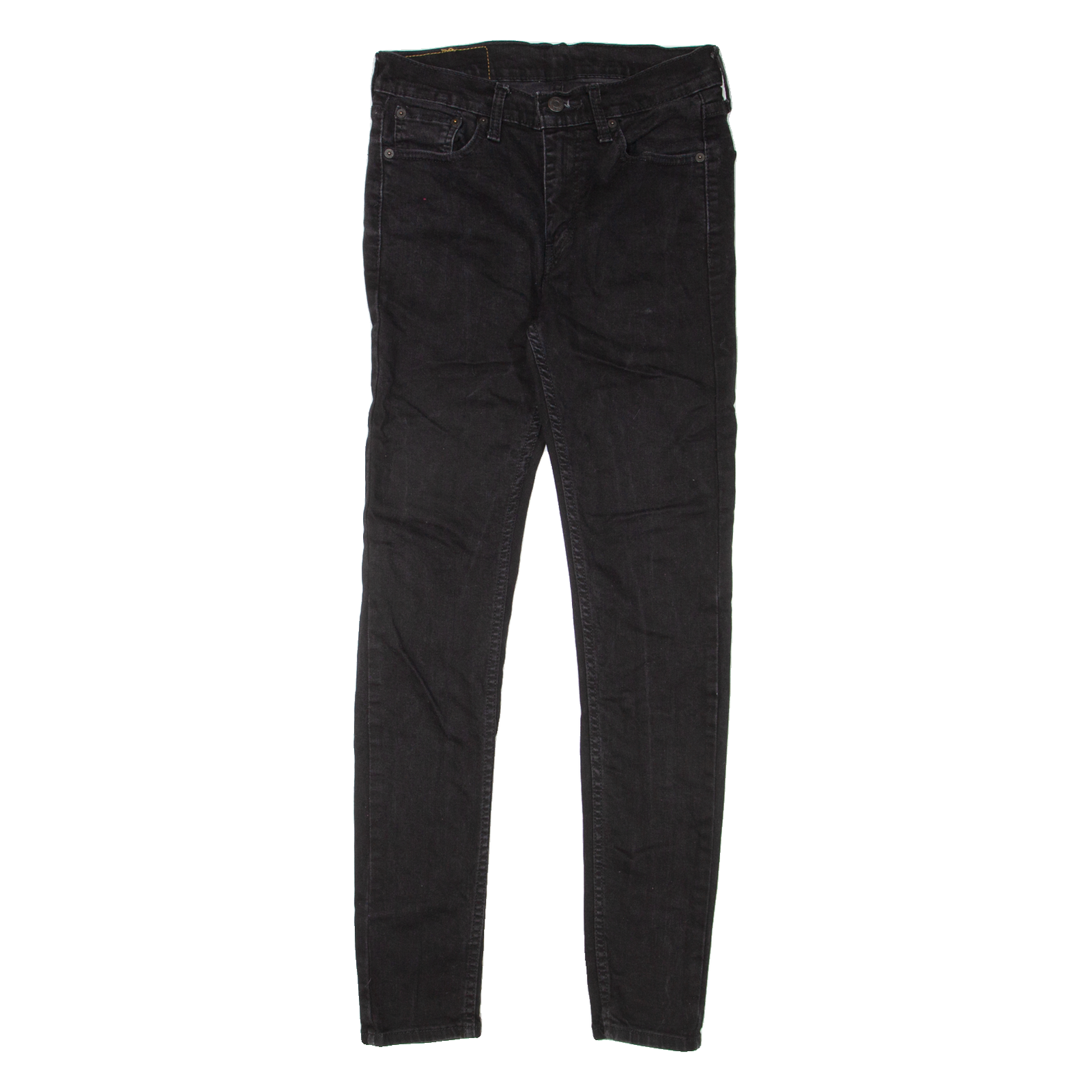 LEVI'S 519 Jeans Hi-Ball Mens Black Slim Skinny W27 L30 Refurbished - N/A refurbished available on Cerqular