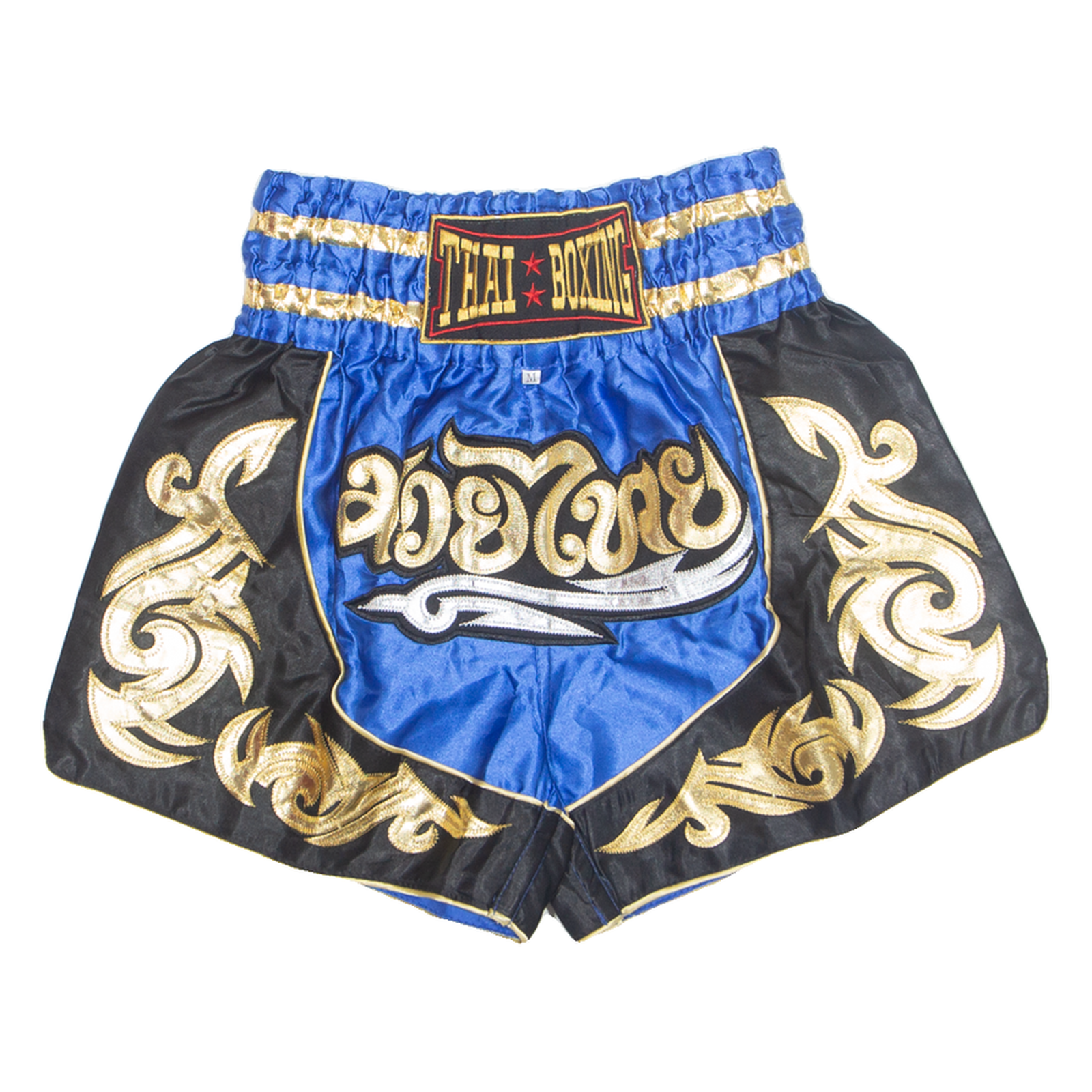 THAI BOXING Mens Sports Shorts Blue Relaxed M W26 Refurbished - N/A refurbished available on Cerqular