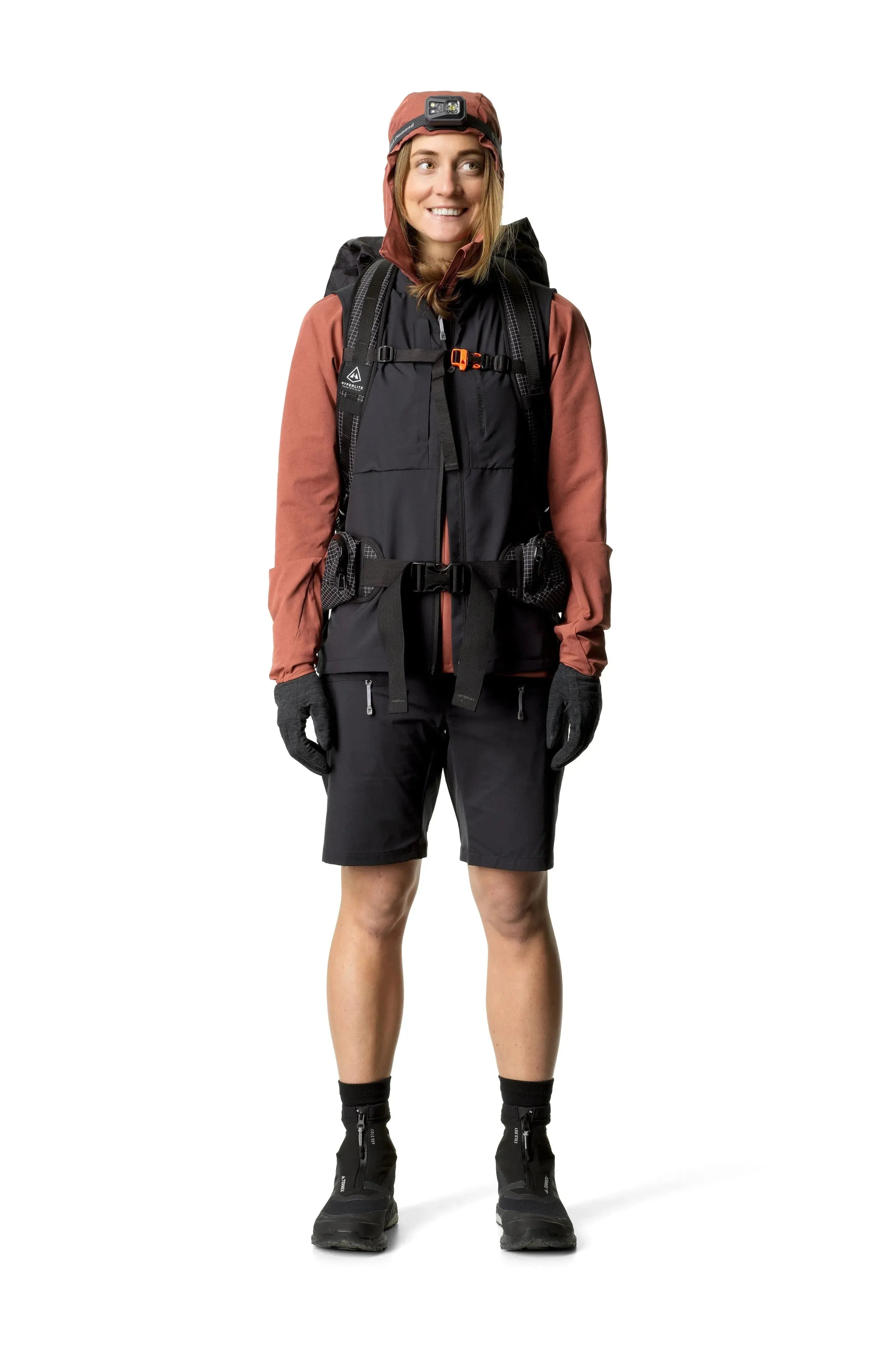W's Daybreak Jacket | Color: Desert Rock Red | Size: M Refurbished - Houdini Sportswear refurbished available on Cerqular