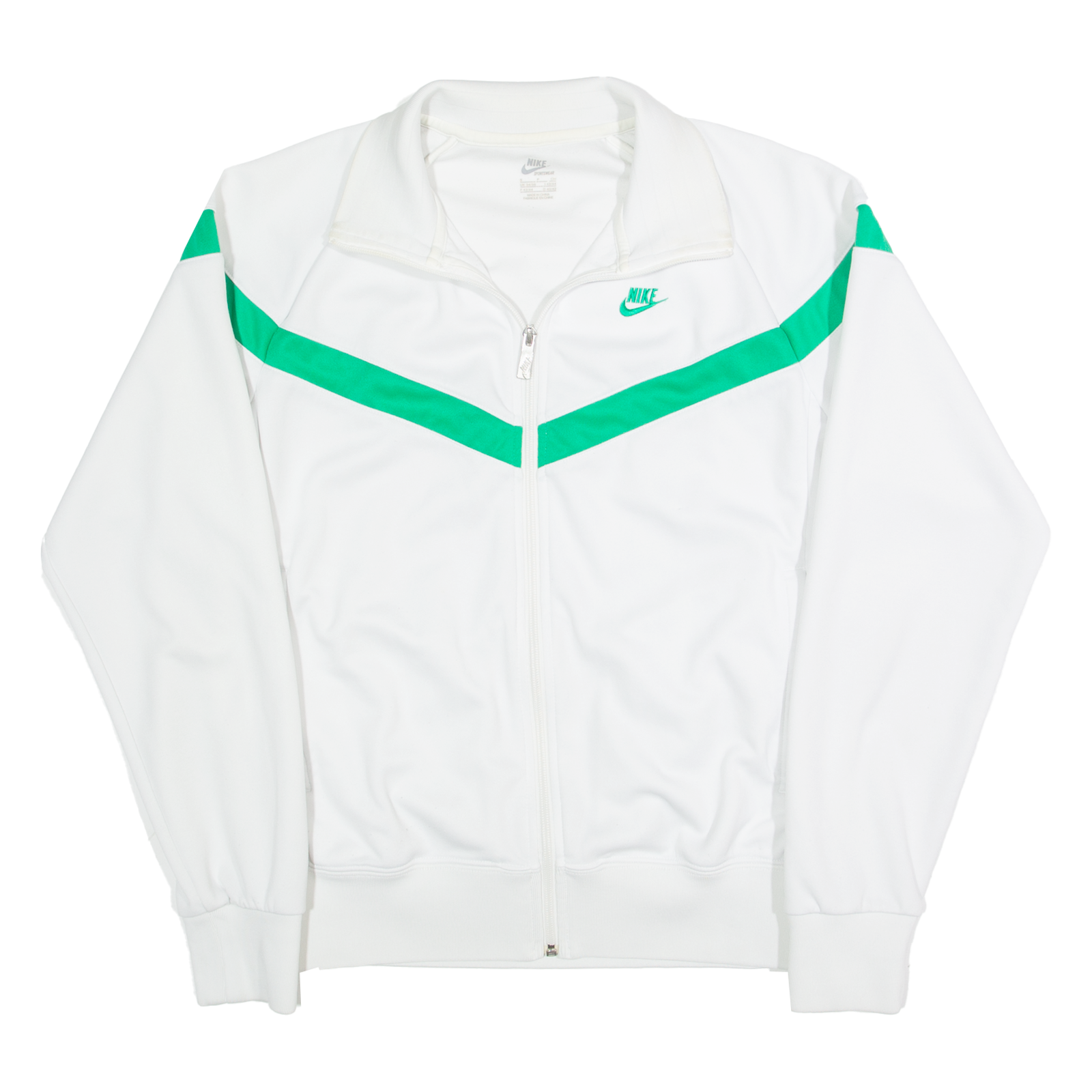 NIKE Mens Track Jacket White S Refurbished - N/A refurbished available on Cerqular