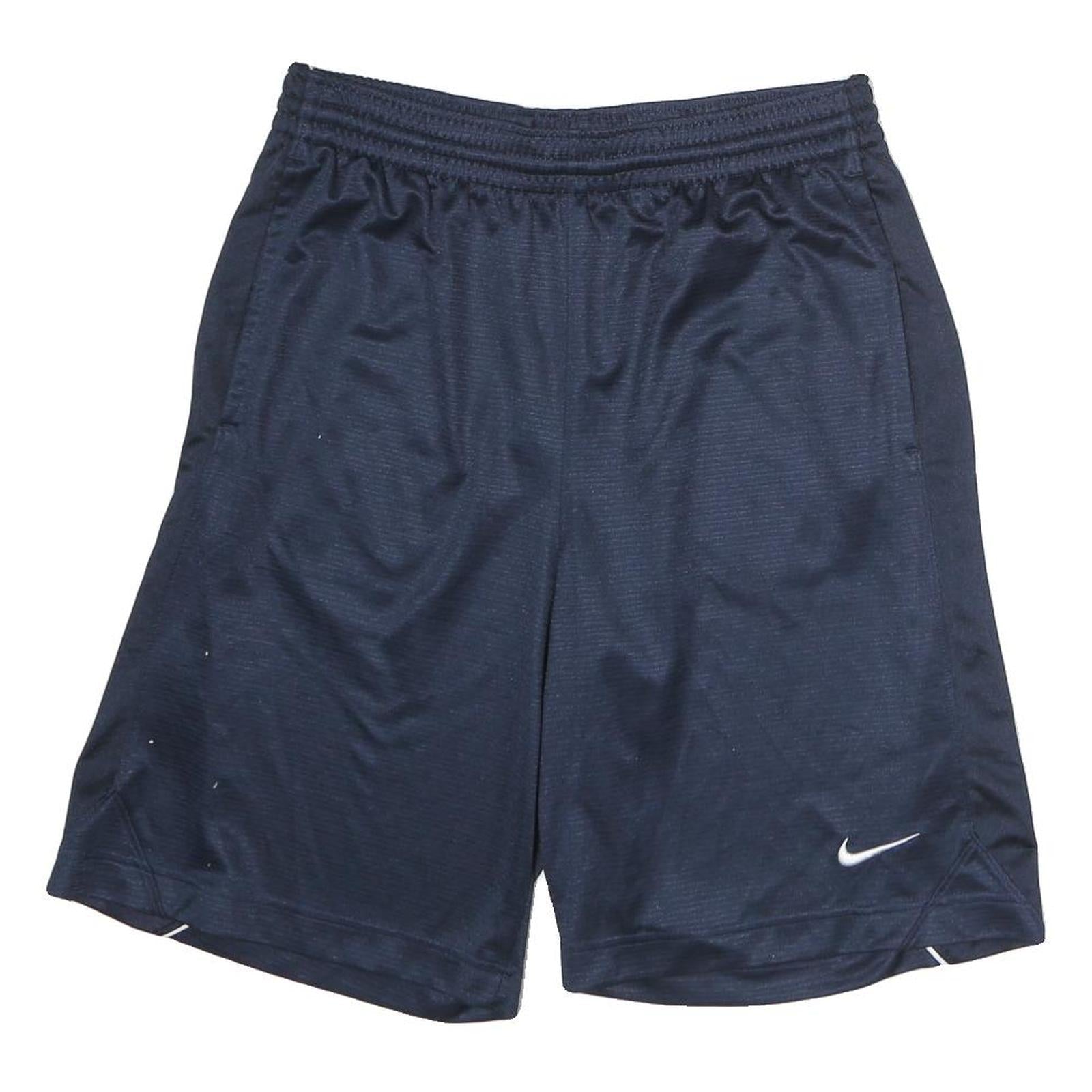 NIKE Mens Shorts Navy Blue Sports Casual M W32 Polyester Comfort Athletic Refurbished - N/A refurbished available on Cerqular