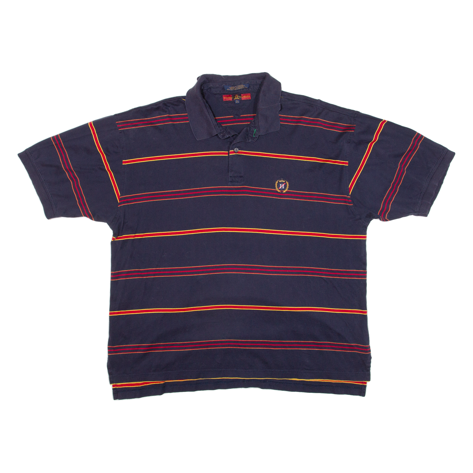 Buy TOMMY HILFIGER Mens Polo Shirt Blue Striped XL Refurbished - $44.19 TOMMY HILFIGER Mens Polo Shirt Blue Striped XL Refurbished - N/A refurbished available on Cerqular