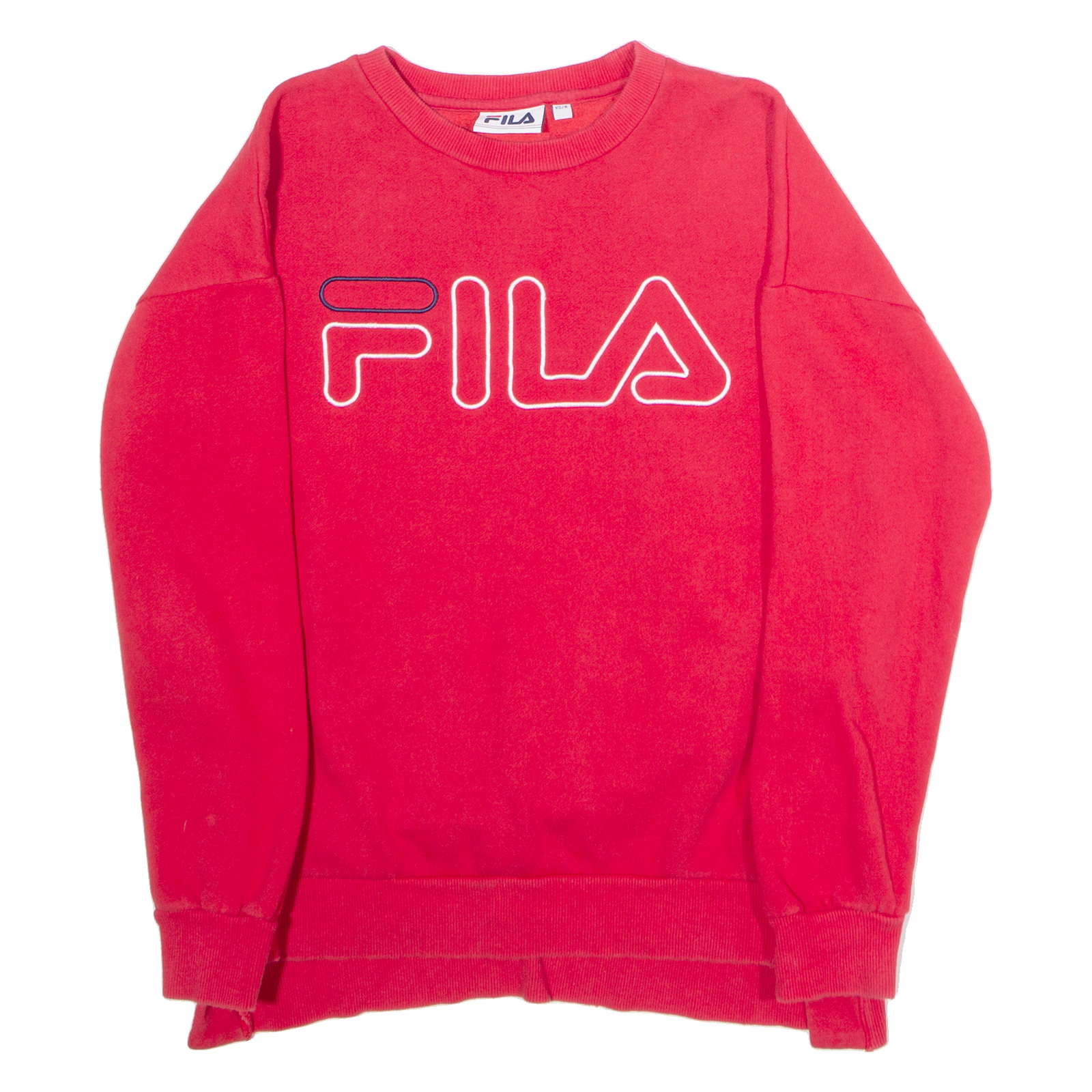 FILA Mens Sweatshirt Red Crew Neck XS Refurbished - N/A refurbished available on Cerqular