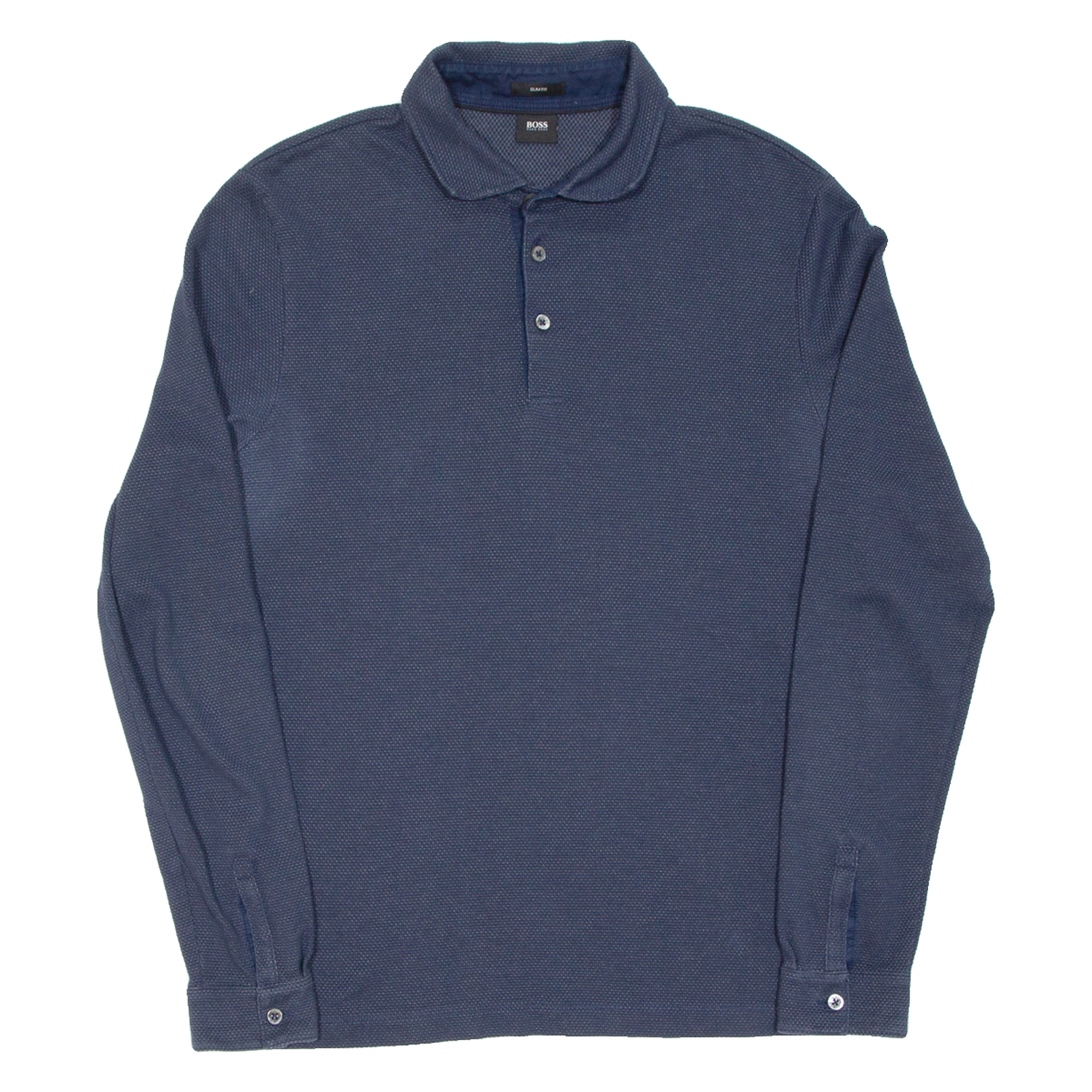 Buy BOSS Slim Fit Mens Polo Shirt Blue Spotted Long Sleeve M Refurbished - $50.69 BOSS Slim Fit Mens Polo Shirt Blue Spotted Long Sleeve M Refurbished - N/A refurbished available on Cerqular
